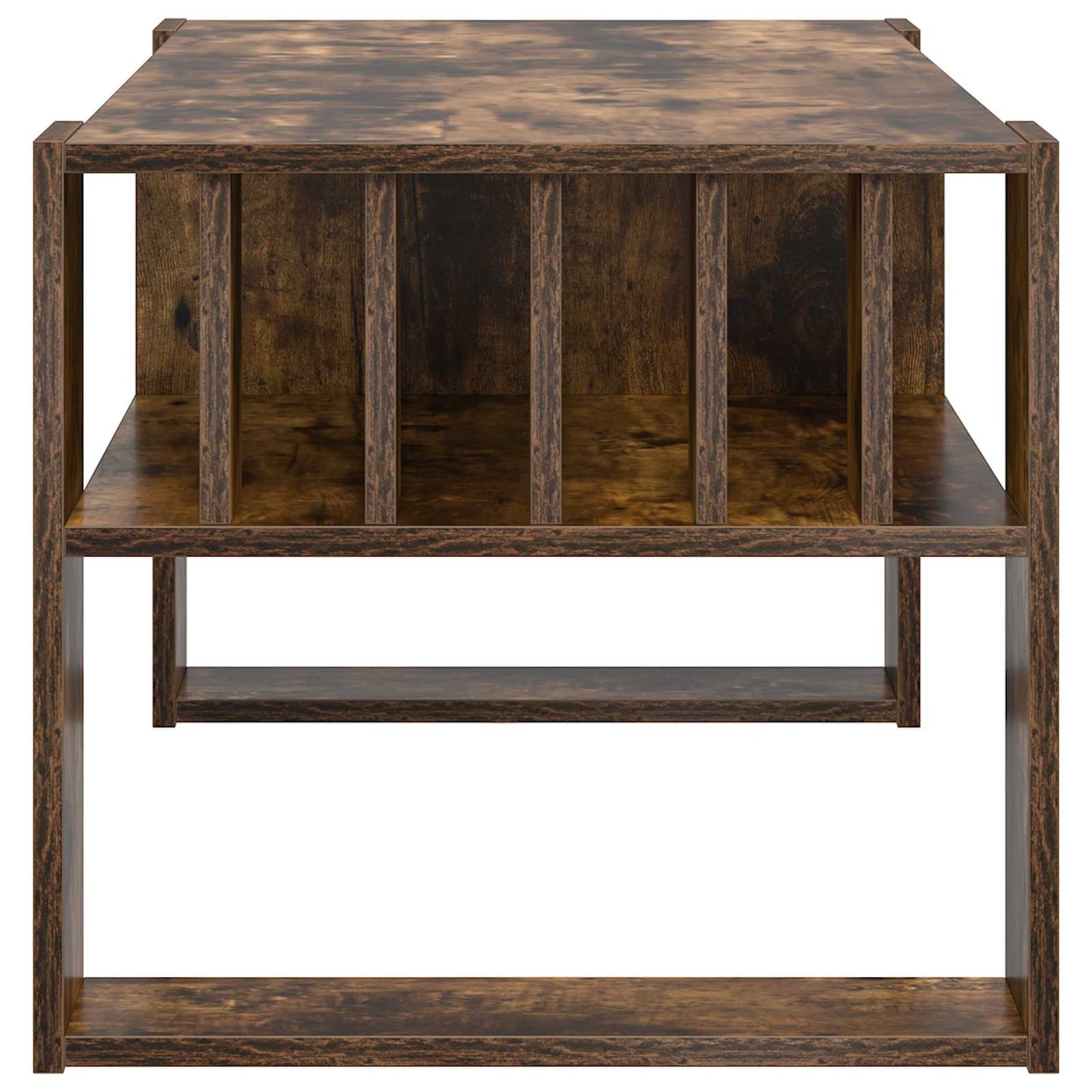 Salontafel Gerookt eiken 92 x 49,5 x 45 cm Bewerkt hout is nu te koop bij PeponiXL, paradijselijk wonen!