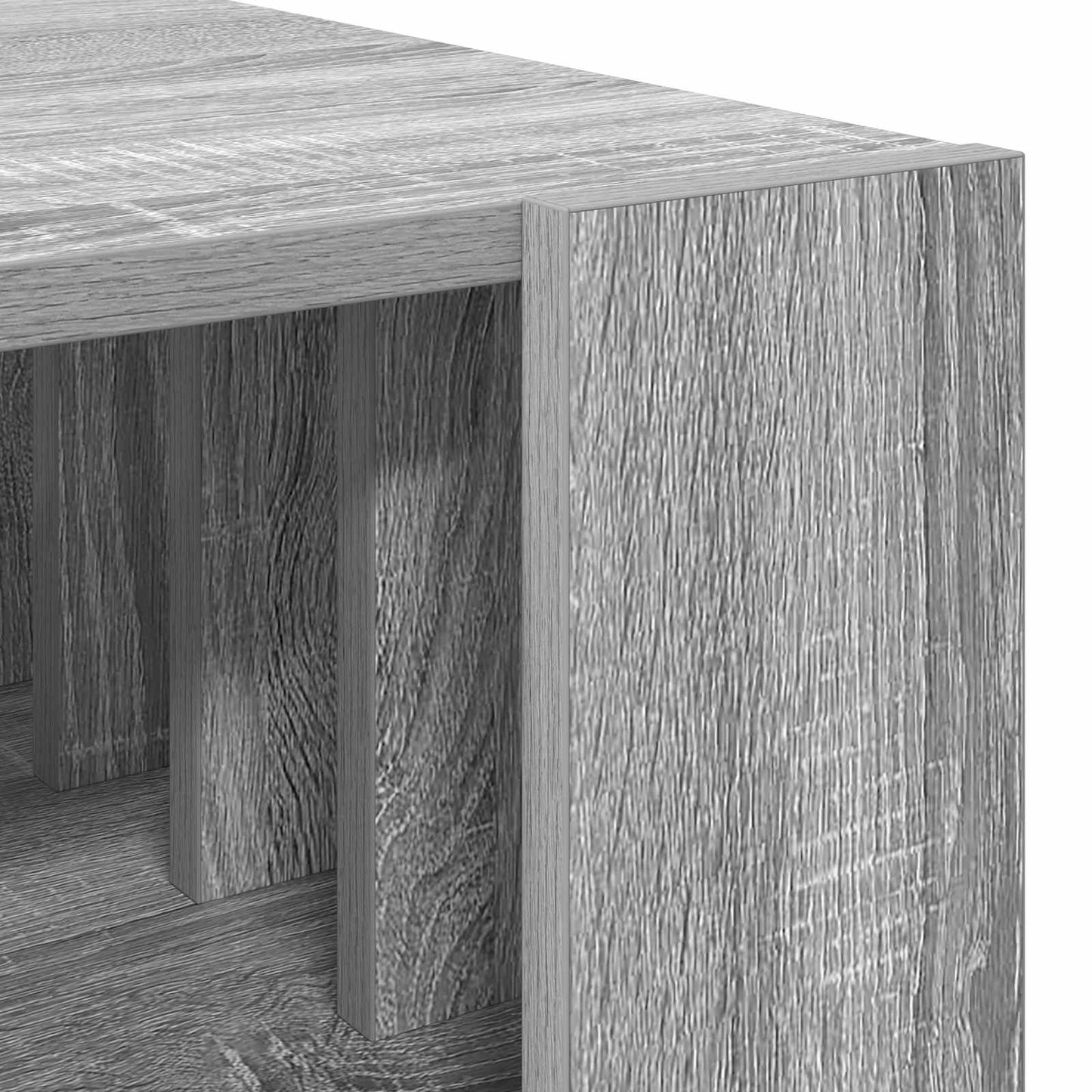 Salontafel Grijs Sonoma 92 x 49,5 x 45 cm Bewerkt hout is nu te koop bij PeponiXL, paradijselijk wonen!