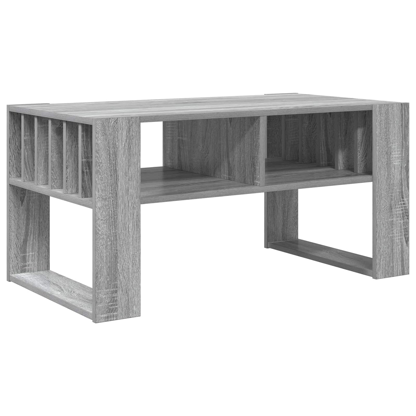 Salontafel Grijs Sonoma 92 x 49,5 x 45 cm Bewerkt hout is nu te koop bij PeponiXL, paradijselijk wonen!