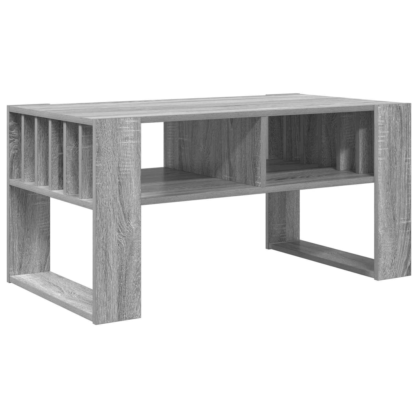 Salontafel Grijs Sonoma 92 x 49,5 x 45 cm Bewerkt hout is nu te koop bij PeponiXL, paradijselijk wonen!