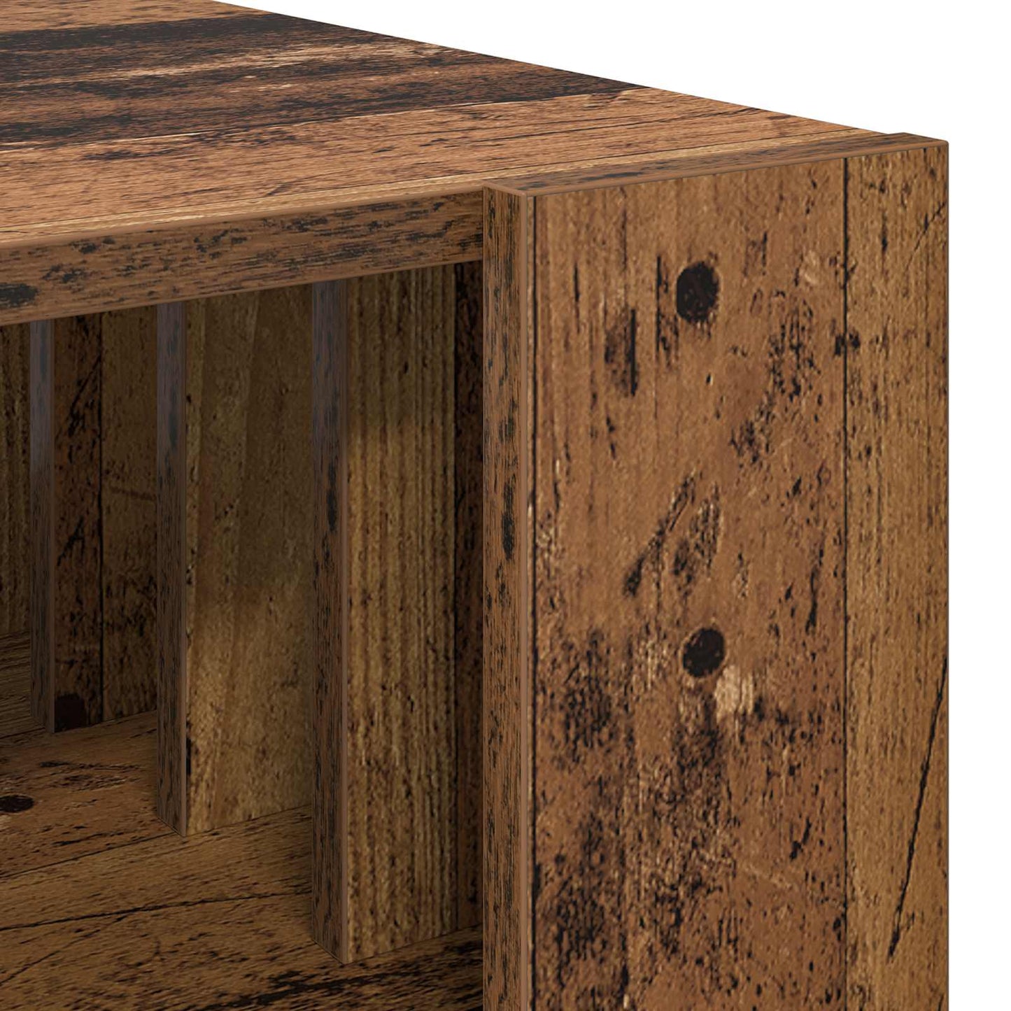 Salontafel Oudhout 92 x 49,5 x 45 cm Bewerkt hout is nu te koop bij PeponiXL, paradijselijk wonen!