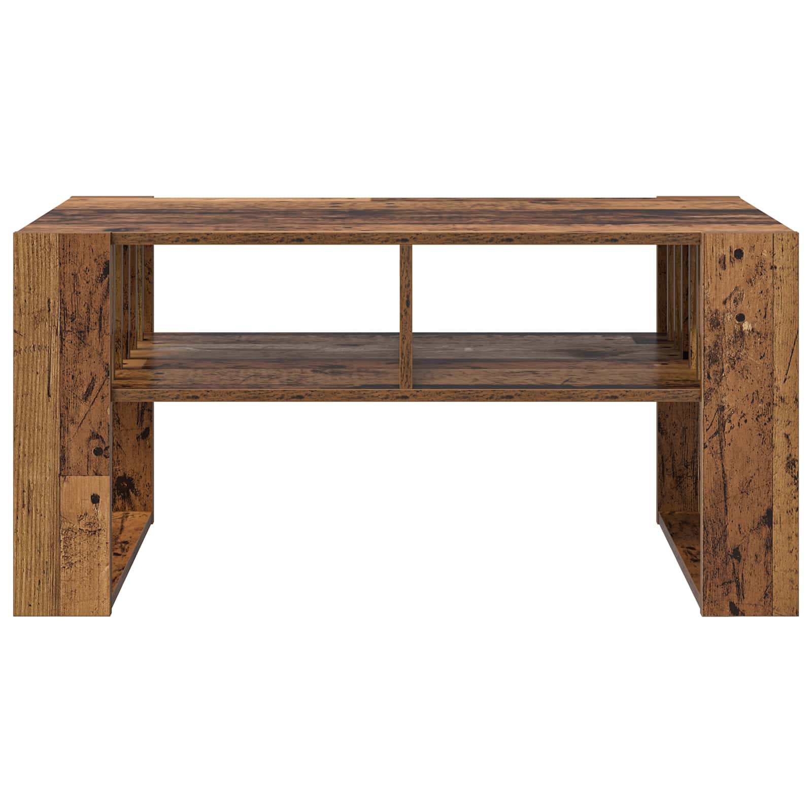 Salontafel Oudhout 92 x 49,5 x 45 cm Bewerkt hout is nu te koop bij PeponiXL, paradijselijk wonen!