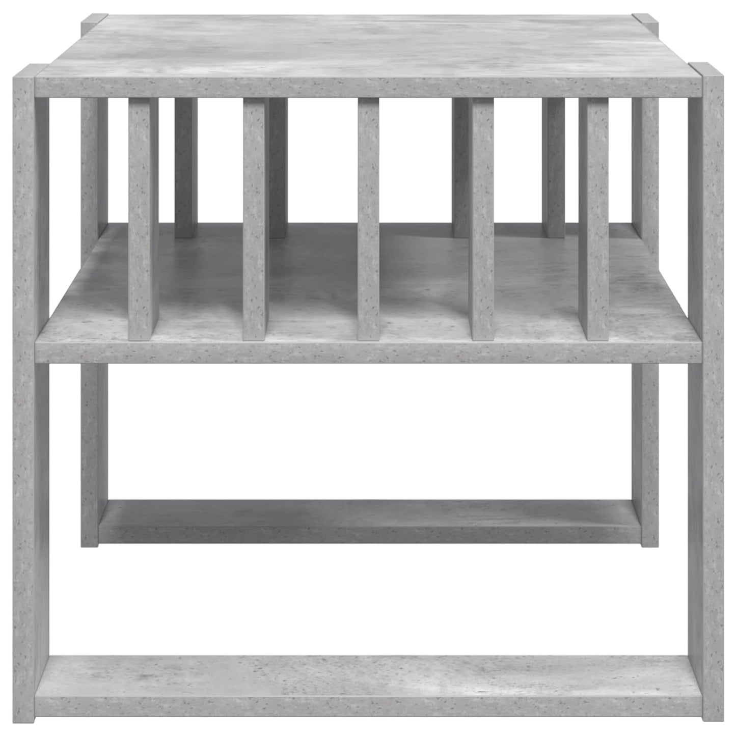 Salontafel Beton Grijs 66 x 49,5 x 45 cm Bewerkt hout is nu te koop bij PeponiXL, paradijselijk wonen!