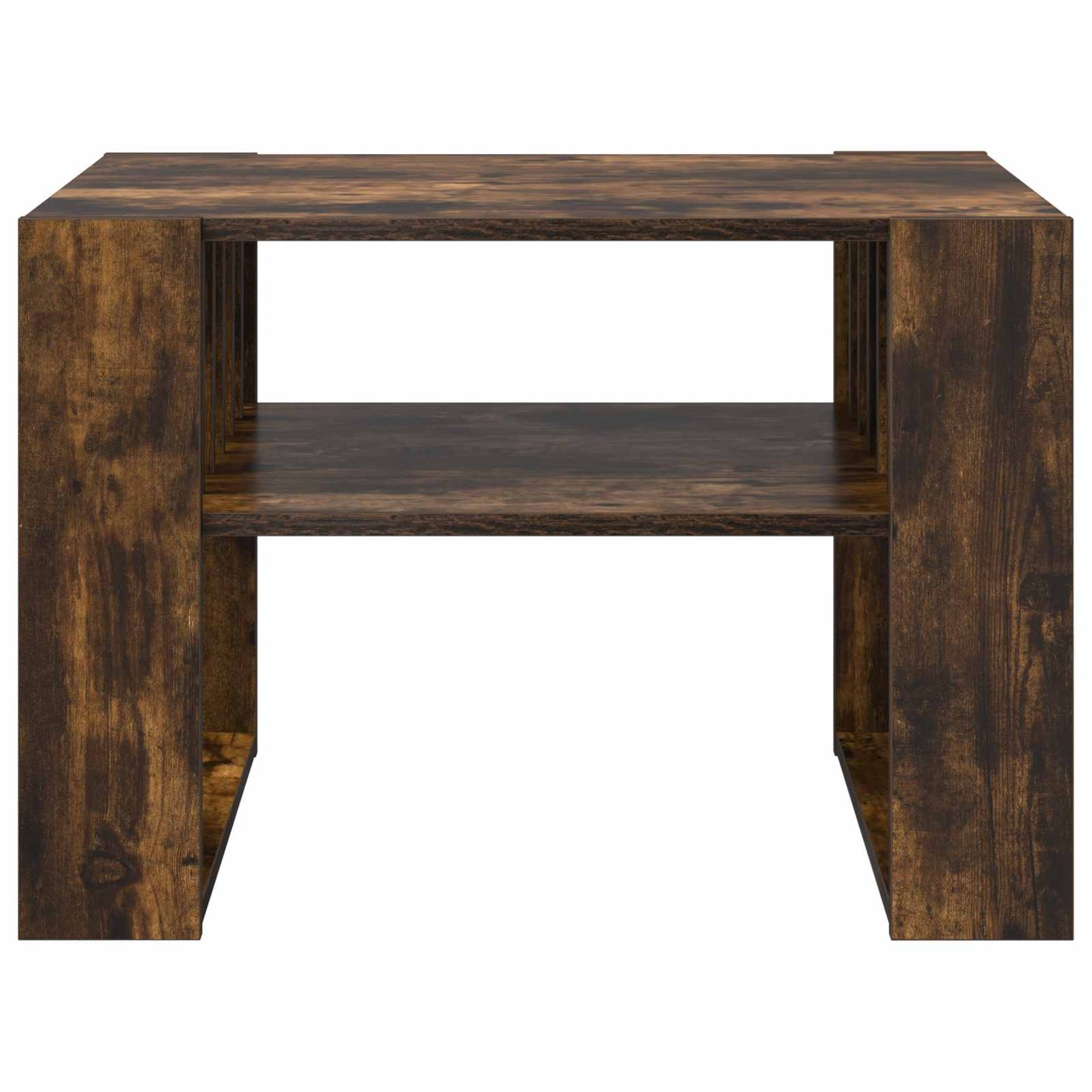 Salontafel Gerookt eiken 66 x 49,5 x 45 cm Bewerkt hout is nu te koop bij PeponiXL, paradijselijk wonen!