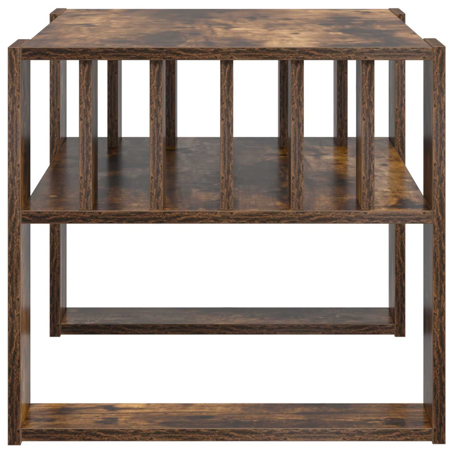 Salontafel Gerookt eiken 66 x 49,5 x 45 cm Bewerkt hout is nu te koop bij PeponiXL, paradijselijk wonen!