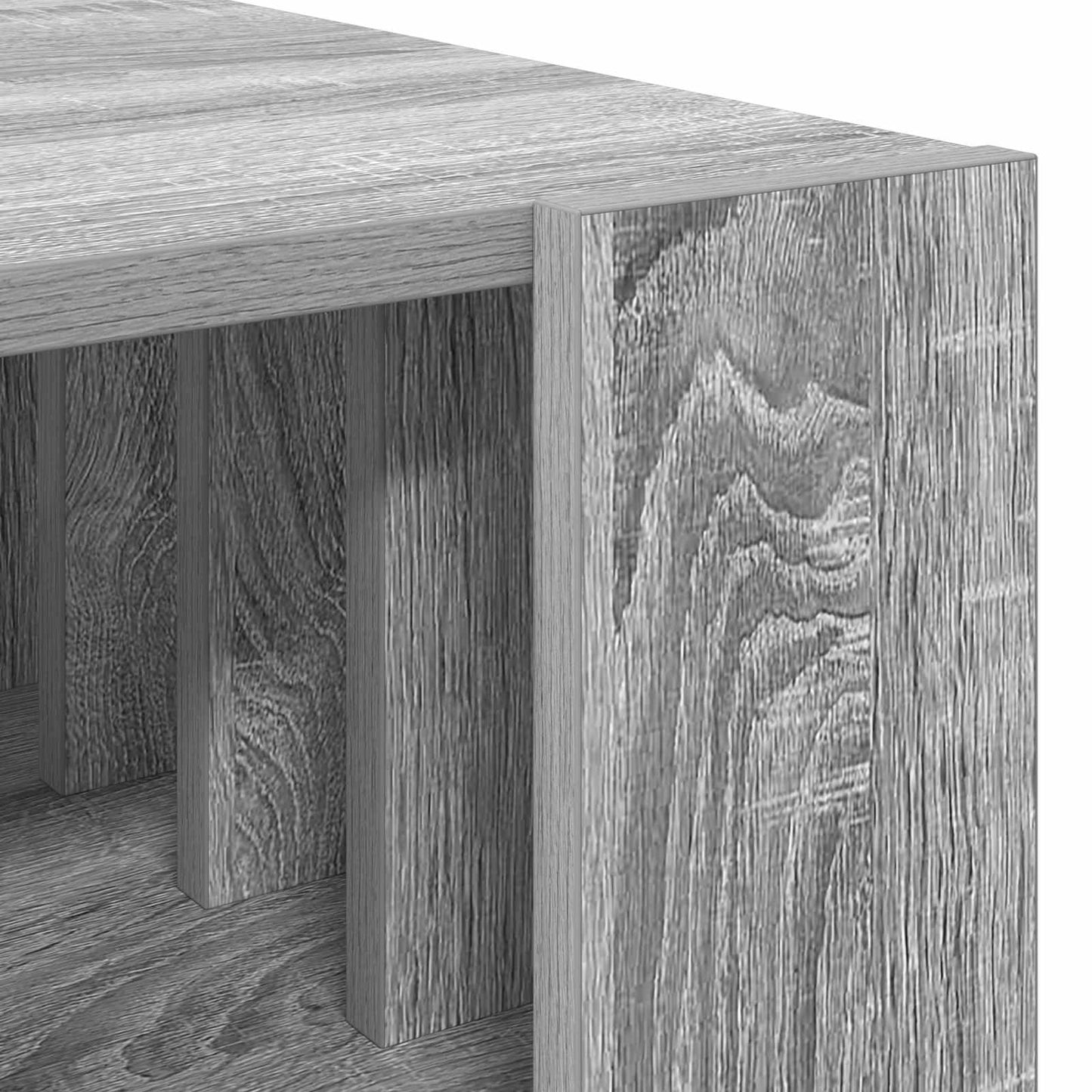 Salontafel Grijs Sonoma 66 x 49,5 x 45 cm Bewerkt hout is nu te koop bij PeponiXL, paradijselijk wonen!