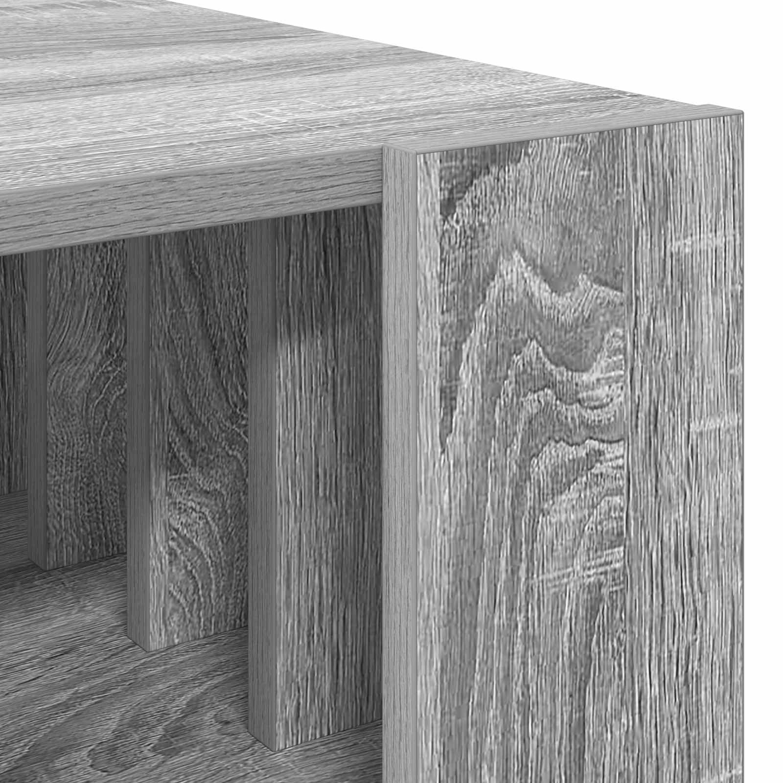 Salontafel Grijs Sonoma 66 x 49,5 x 45 cm Bewerkt hout is nu te koop bij PeponiXL, paradijselijk wonen!