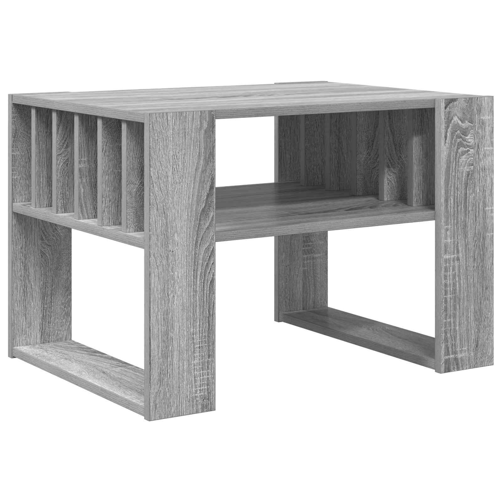 Salontafel Grijs Sonoma 66 x 49,5 x 45 cm Bewerkt hout is nu te koop bij PeponiXL, paradijselijk wonen!