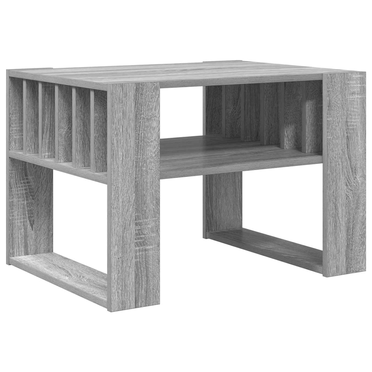 Salontafel Grijs Sonoma 66 x 49,5 x 45 cm Bewerkt hout is nu te koop bij PeponiXL, paradijselijk wonen!