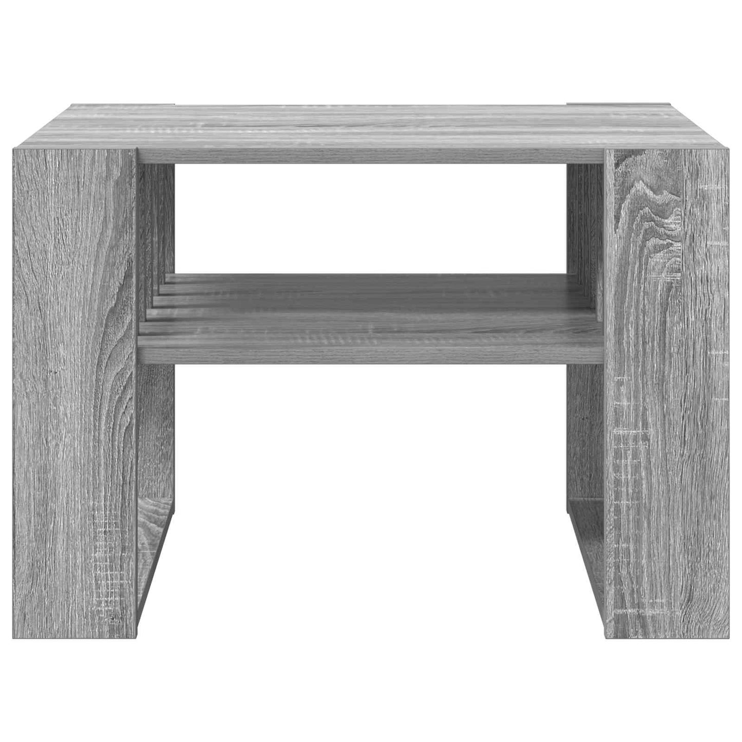 Salontafel Grijs Sonoma 66 x 49,5 x 45 cm Bewerkt hout is nu te koop bij PeponiXL, paradijselijk wonen!