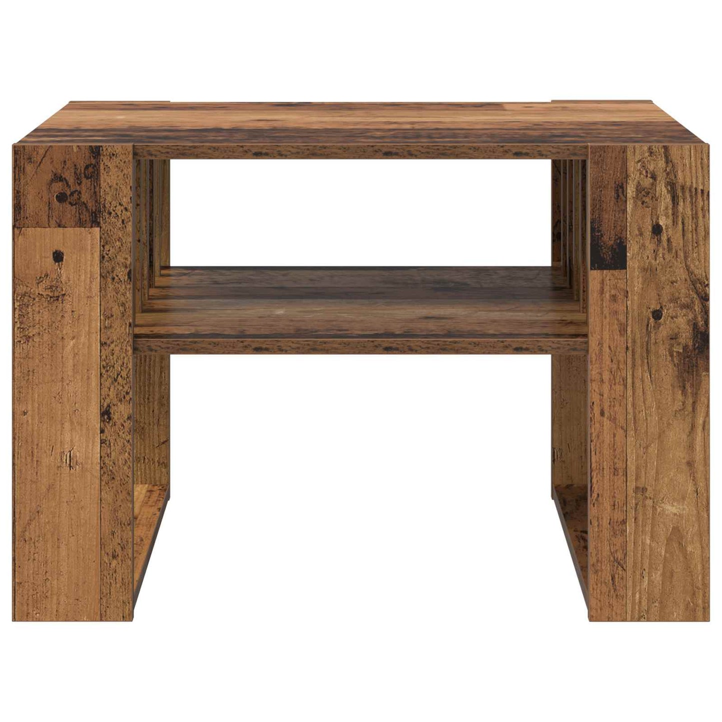 Salontafel Oudhout 66 x 49,5 x 45 cm Bewerkt hout is nu te koop bij PeponiXL, paradijselijk wonen!