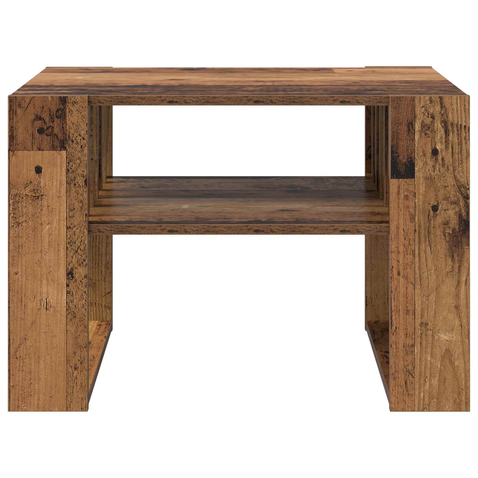 Salontafel Oudhout 66 x 49,5 x 45 cm Bewerkt hout is nu te koop bij PeponiXL, paradijselijk wonen!