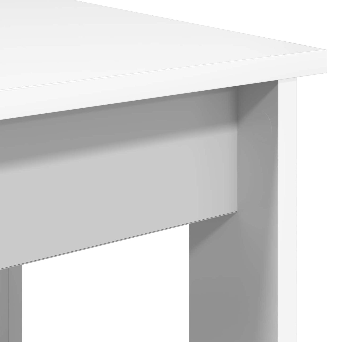 Koffietafel Set 2 pcs Wit Bewerkt hout is nu te koop bij PeponiXL, paradijselijk wonen!