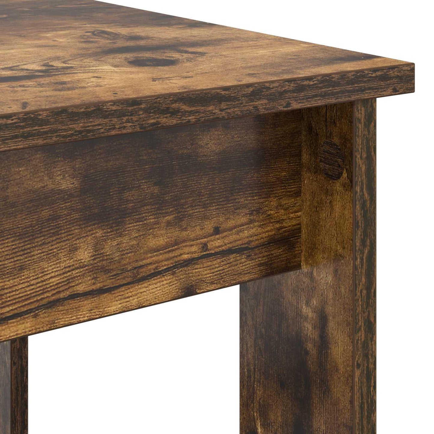 Koffietafel Set 2 pcs Gerookt eiken Bewerkt hout is nu te koop bij PeponiXL, paradijselijk wonen!