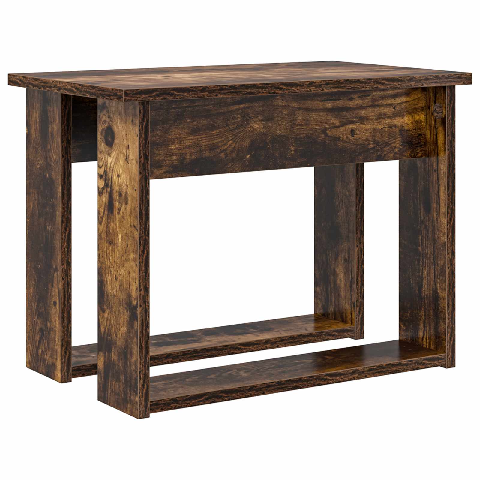 Koffietafel Set 2 pcs Gerookt eiken Bewerkt hout is nu te koop bij PeponiXL, paradijselijk wonen!