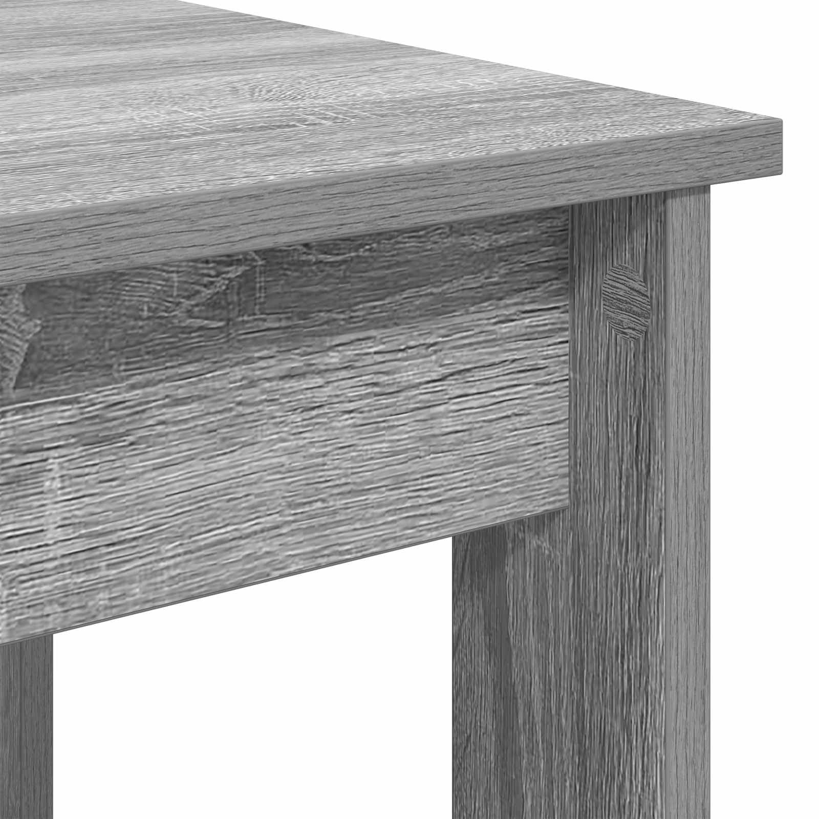 Koffietafel Set 2 pcs Grijs Sonoma Bewerkt hout is nu te koop bij PeponiXL, paradijselijk wonen!