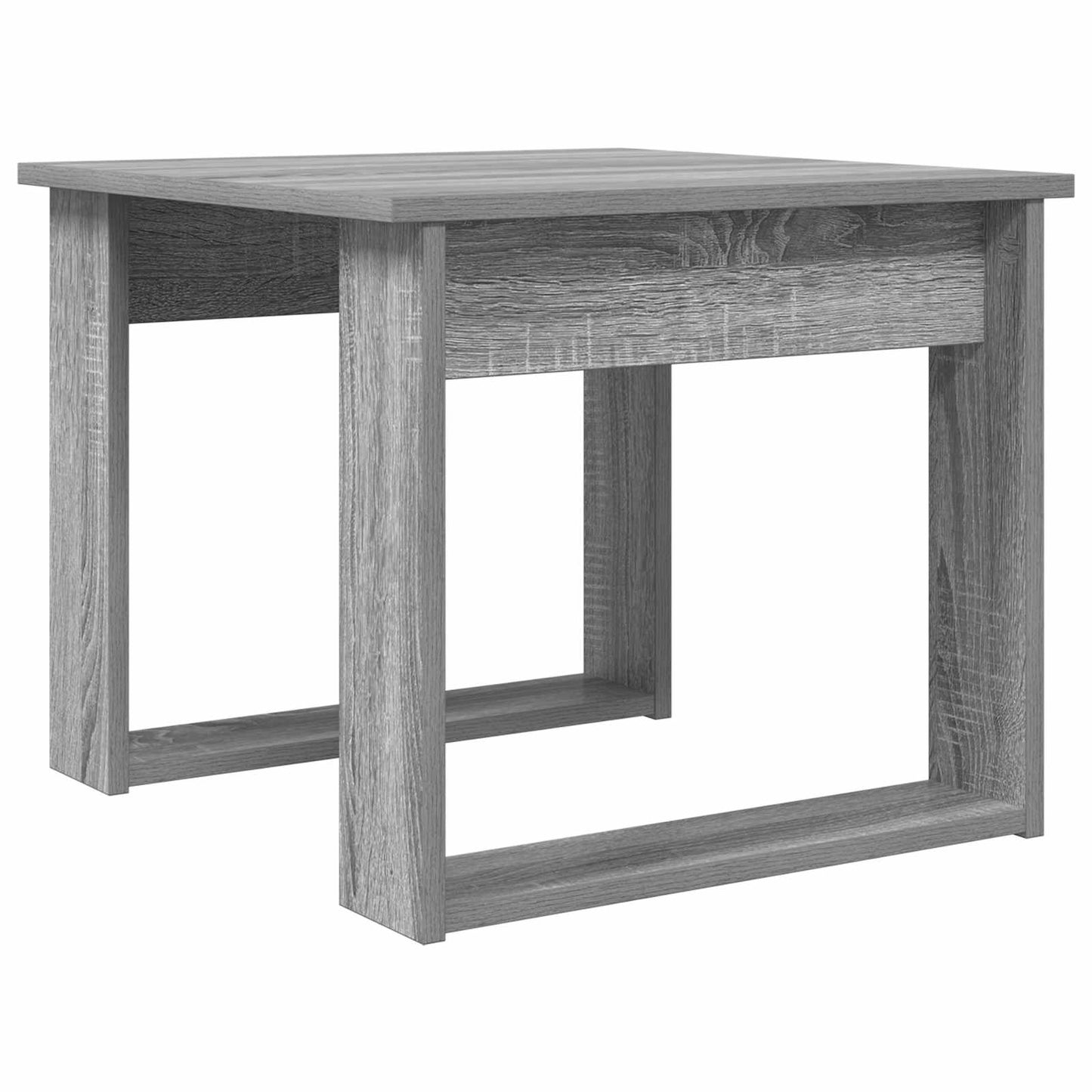Koffietafel Set 2 pcs Grijs Sonoma Bewerkt hout is nu te koop bij PeponiXL, paradijselijk wonen!