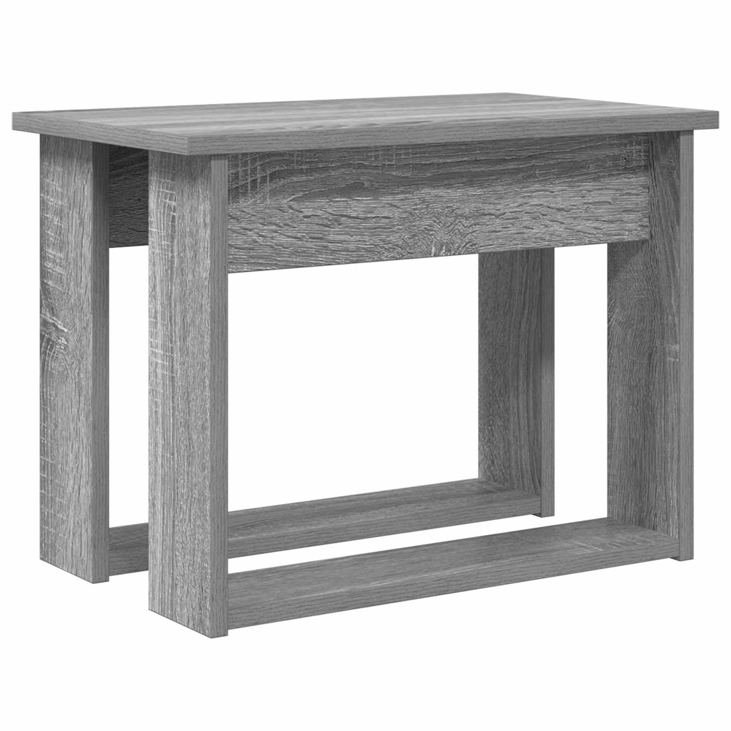 Koffietafel Set 2 pcs Grijs Sonoma Bewerkt hout is nu te koop bij PeponiXL, paradijselijk wonen!