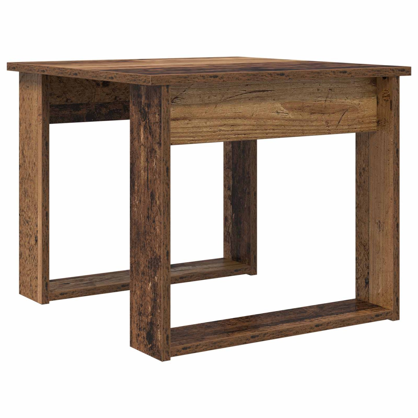 Koffietafel Set 2 pcs Oudhout Bewerkt hout is nu te koop bij PeponiXL, paradijselijk wonen!