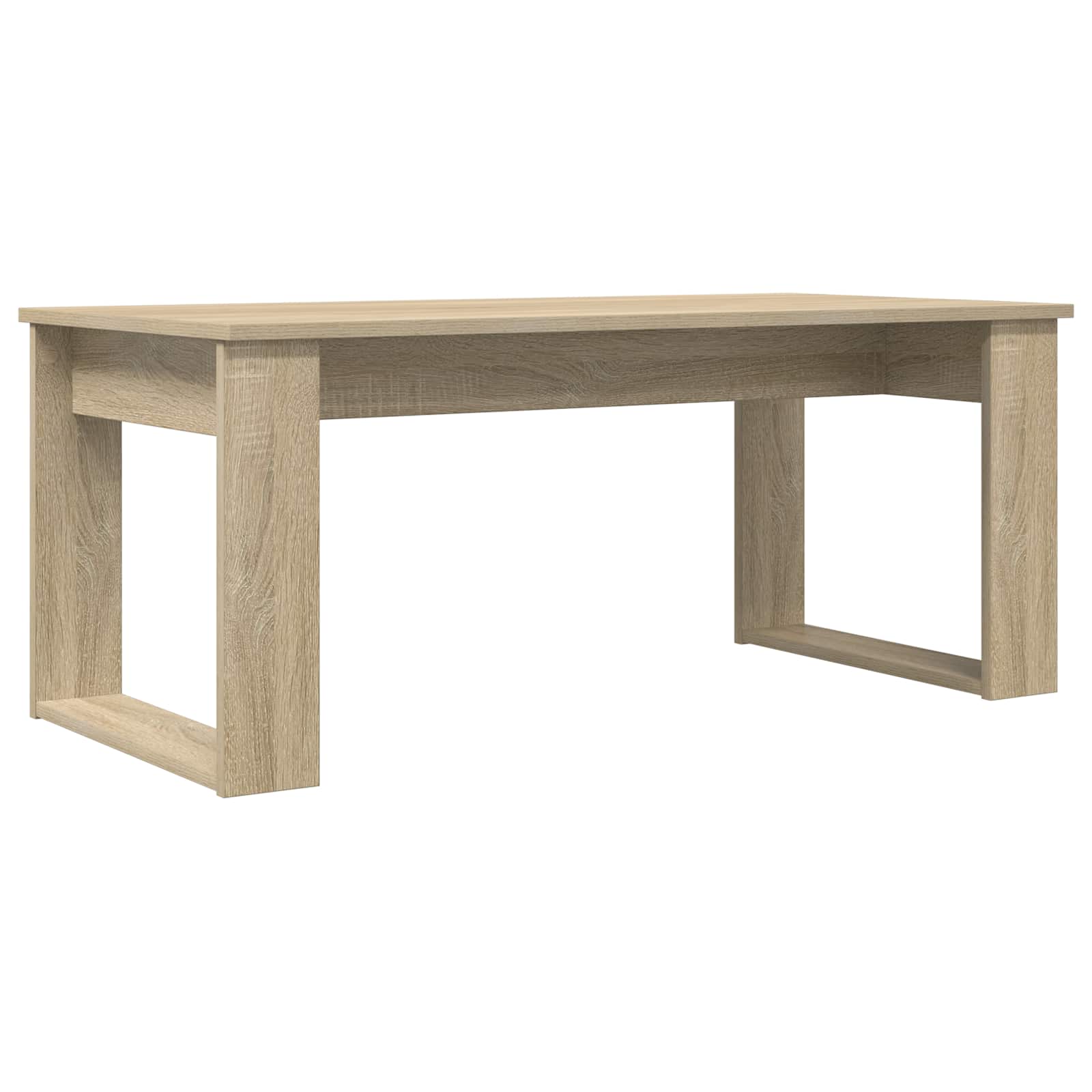 Koffietafel Set 2 pcs Sonoma Eiken Bewerkt hout is nu te koop bij PeponiXL, paradijselijk wonen!