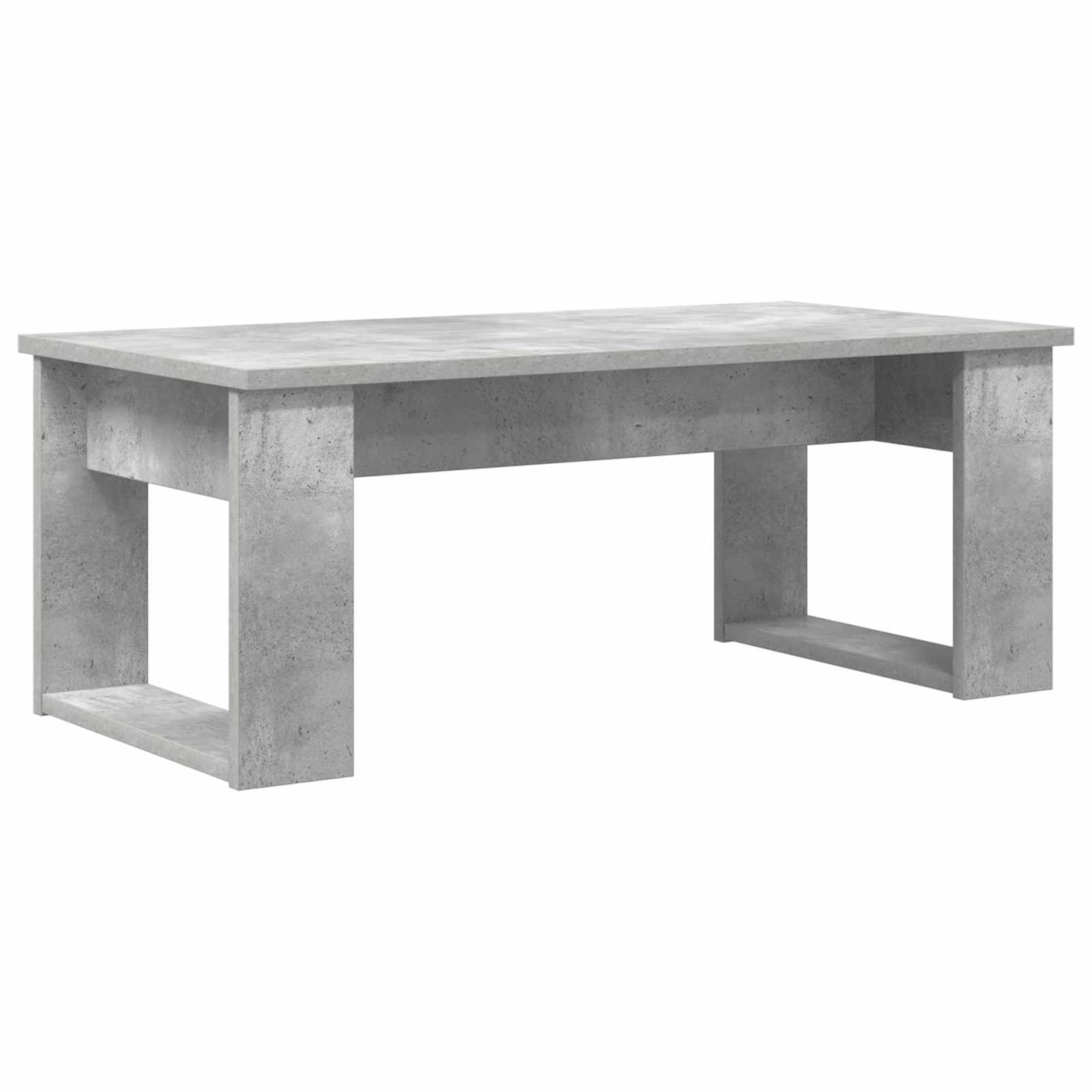 Koffietafel Set 2 pcs Beton Grijs Bewerkt hout is nu te koop bij PeponiXL, paradijselijk wonen!