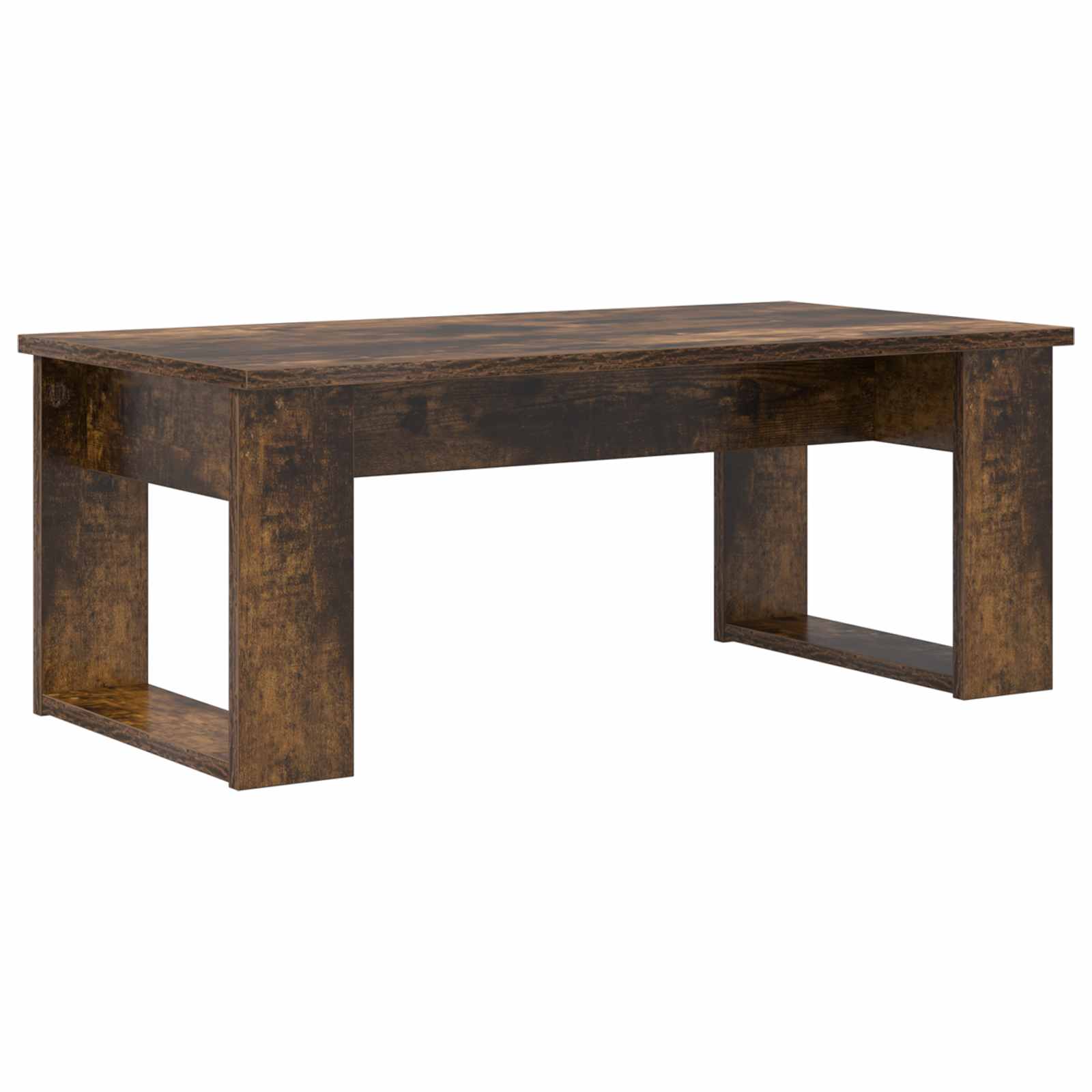Koffietafel Set 2 pcs Gerookt eiken Bewerkt hout is nu te koop bij PeponiXL, paradijselijk wonen!