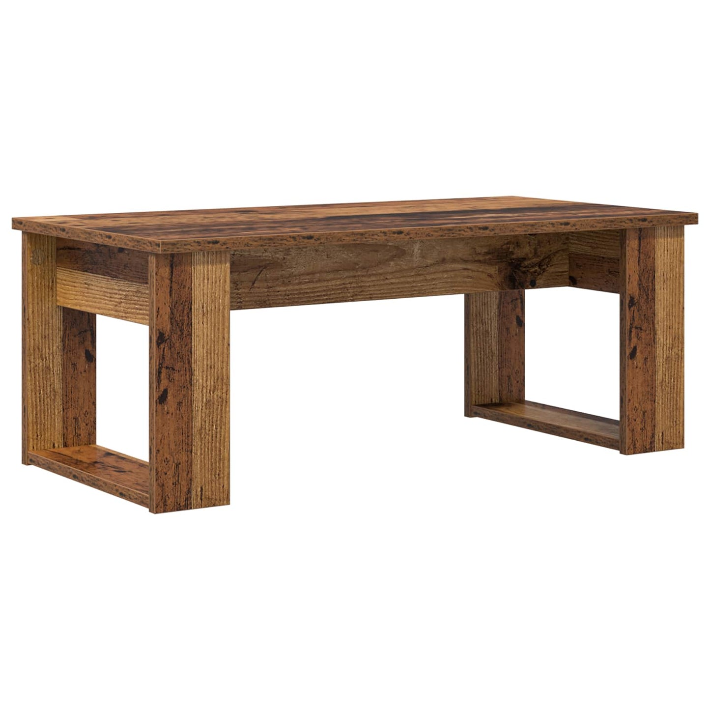 Koffietafel Set 2 pcs Oudhout Bewerkt hout is nu te koop bij PeponiXL, paradijselijk wonen!