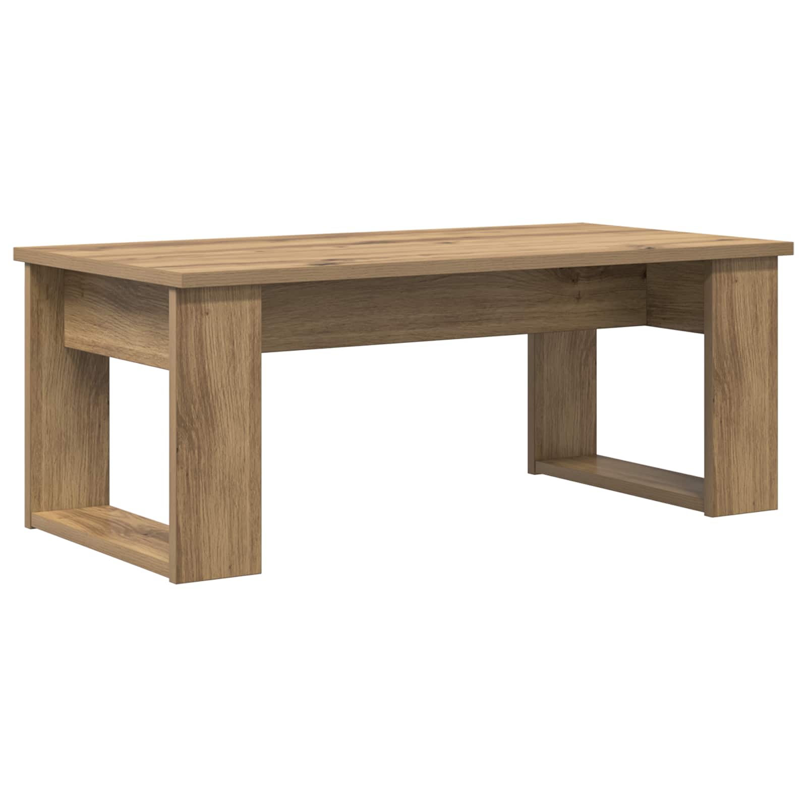 Koffietafel Set 2 pcs Artisan Eiken Bewerkt hout is nu te koop bij PeponiXL, paradijselijk wonen!