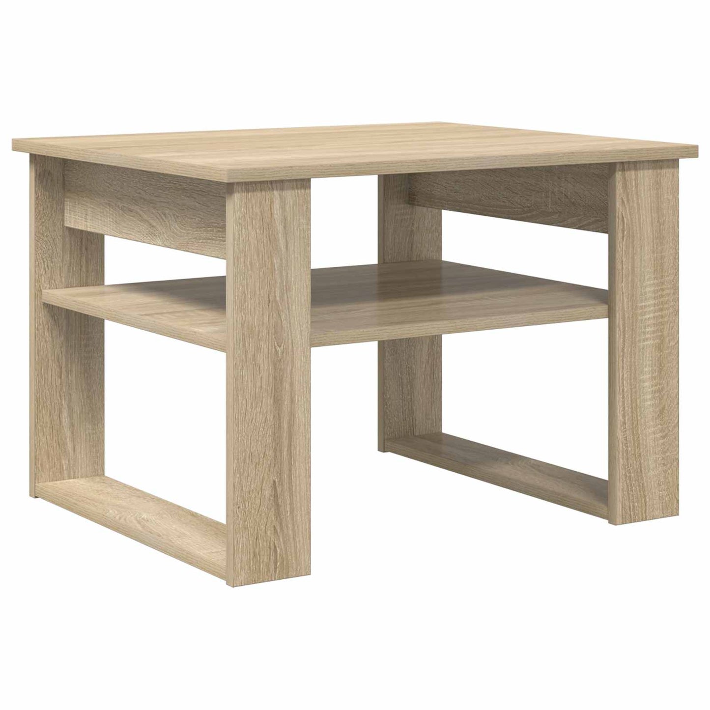 Salontafel met opslag Sonoma Eiken 64 x 54 x 44 cm Bewerkt hout is nu te koop bij PeponiXL, paradijselijk wonen!