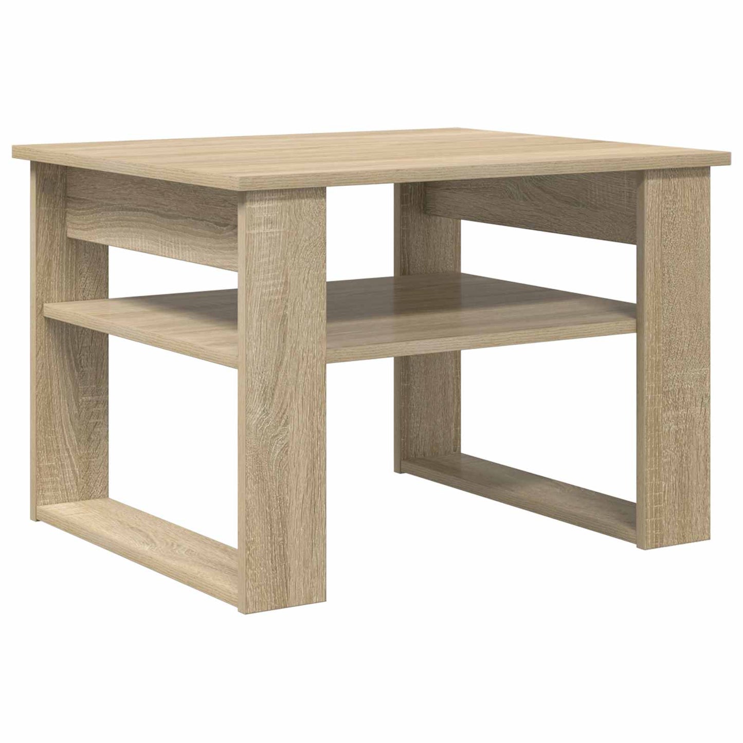 Salontafel met opslag Sonoma Eiken 64 x 54 x 44 cm Bewerkt hout is nu te koop bij PeponiXL, paradijselijk wonen!