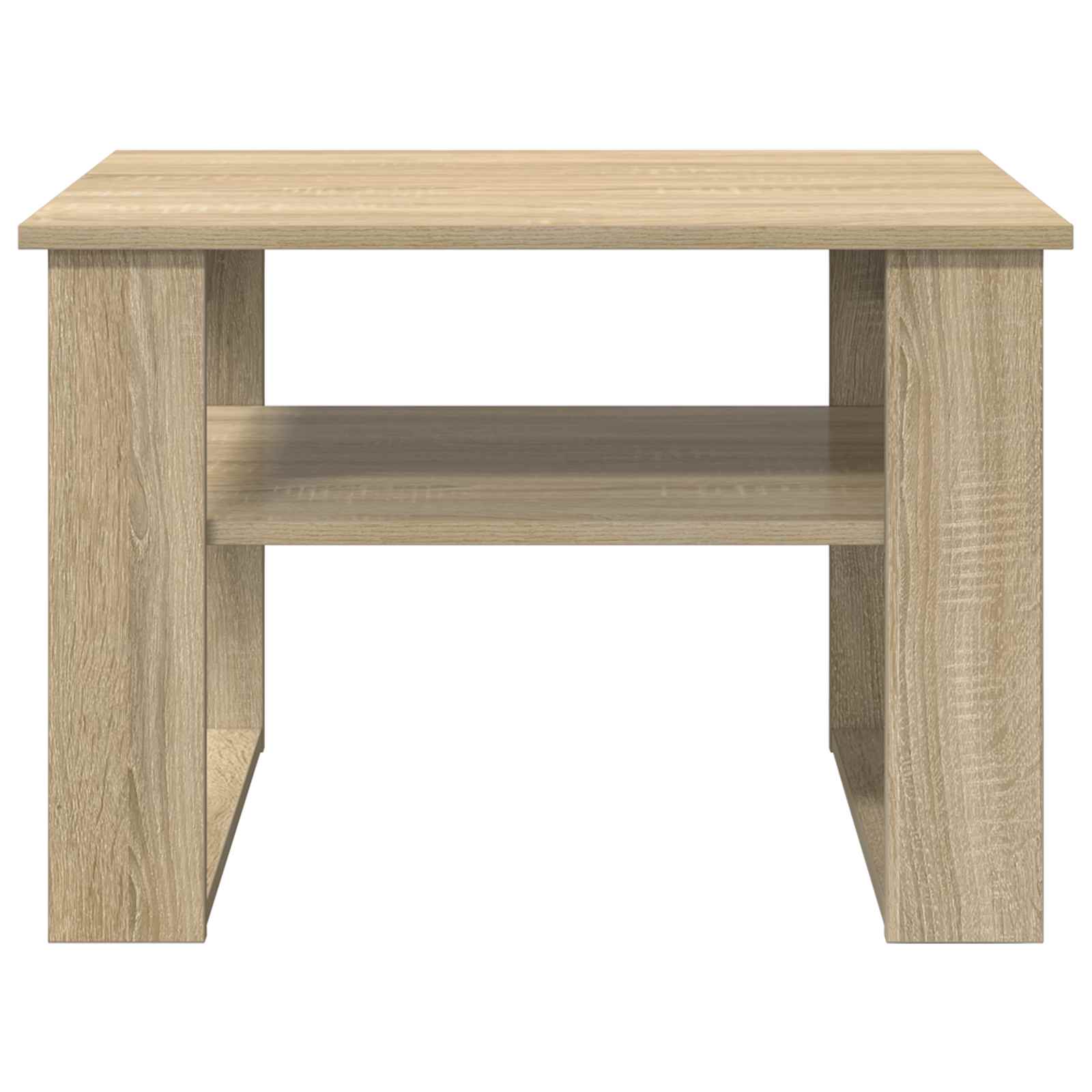 Salontafel met opslag Sonoma Eiken 64 x 54 x 44 cm Bewerkt hout is nu te koop bij PeponiXL, paradijselijk wonen!