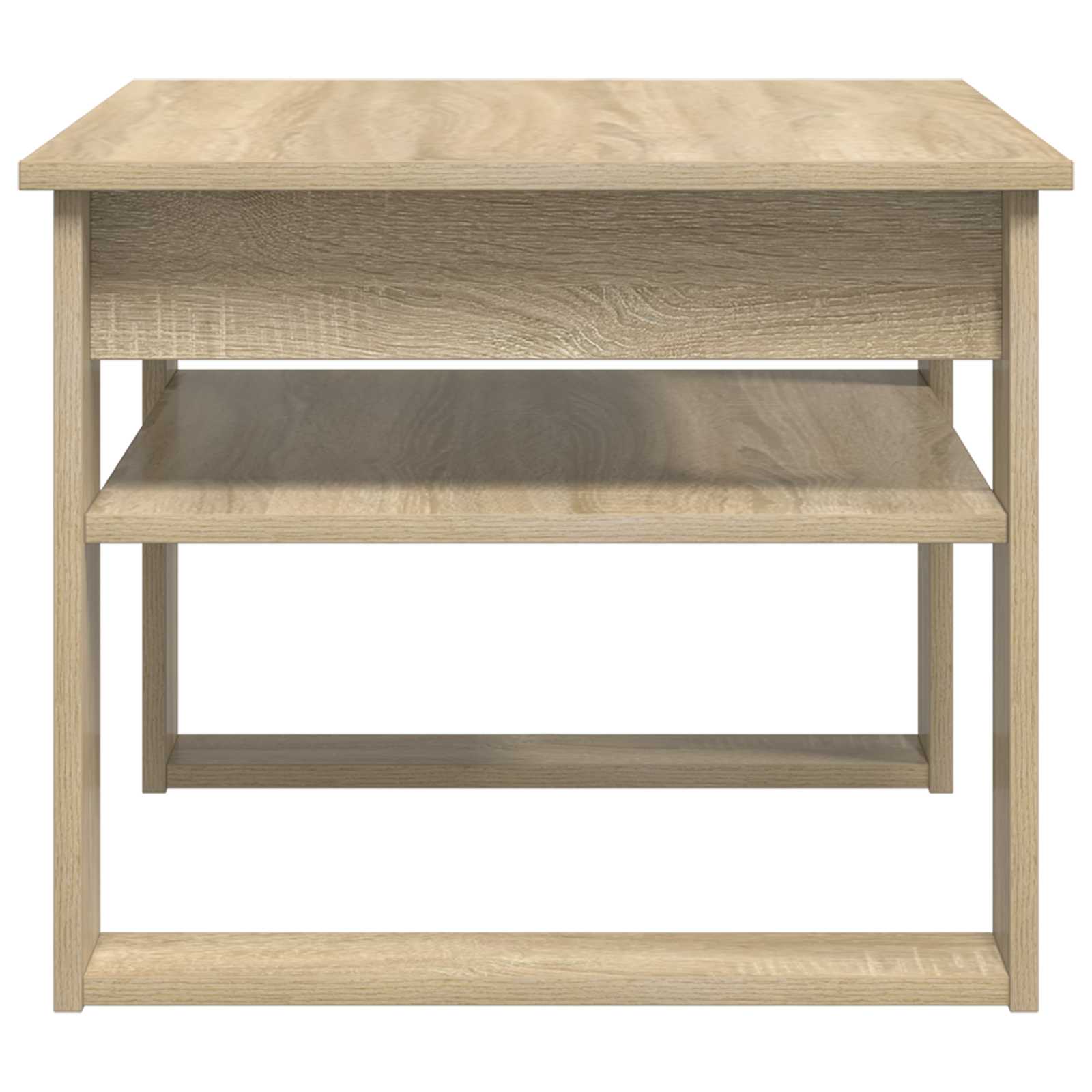 Salontafel met opslag Sonoma Eiken 64 x 54 x 44 cm Bewerkt hout is nu te koop bij PeponiXL, paradijselijk wonen!