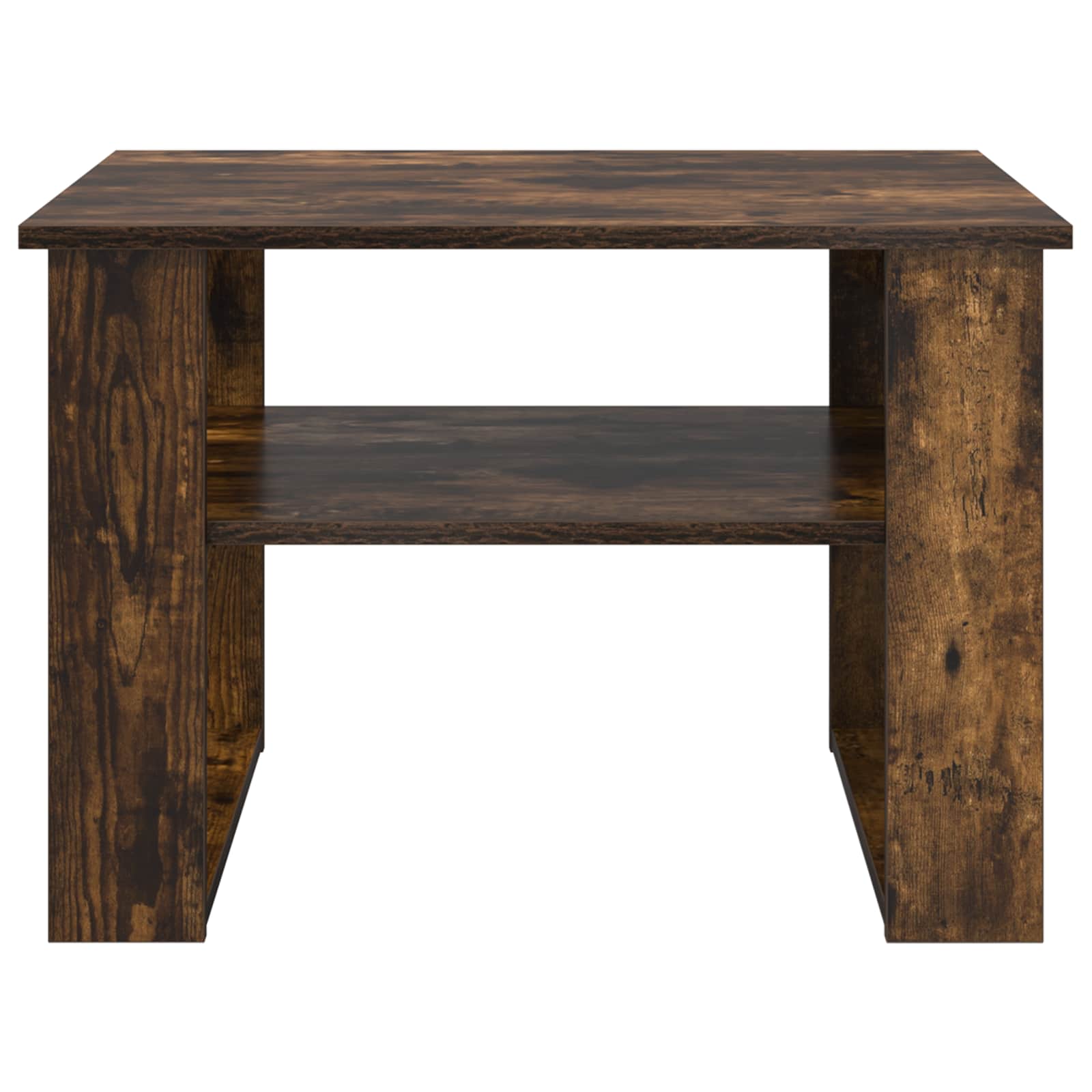 Salontafel Gerookt eiken 64 x 54 x 44 cm Bewerkt hout is nu te koop bij PeponiXL, paradijselijk wonen!
