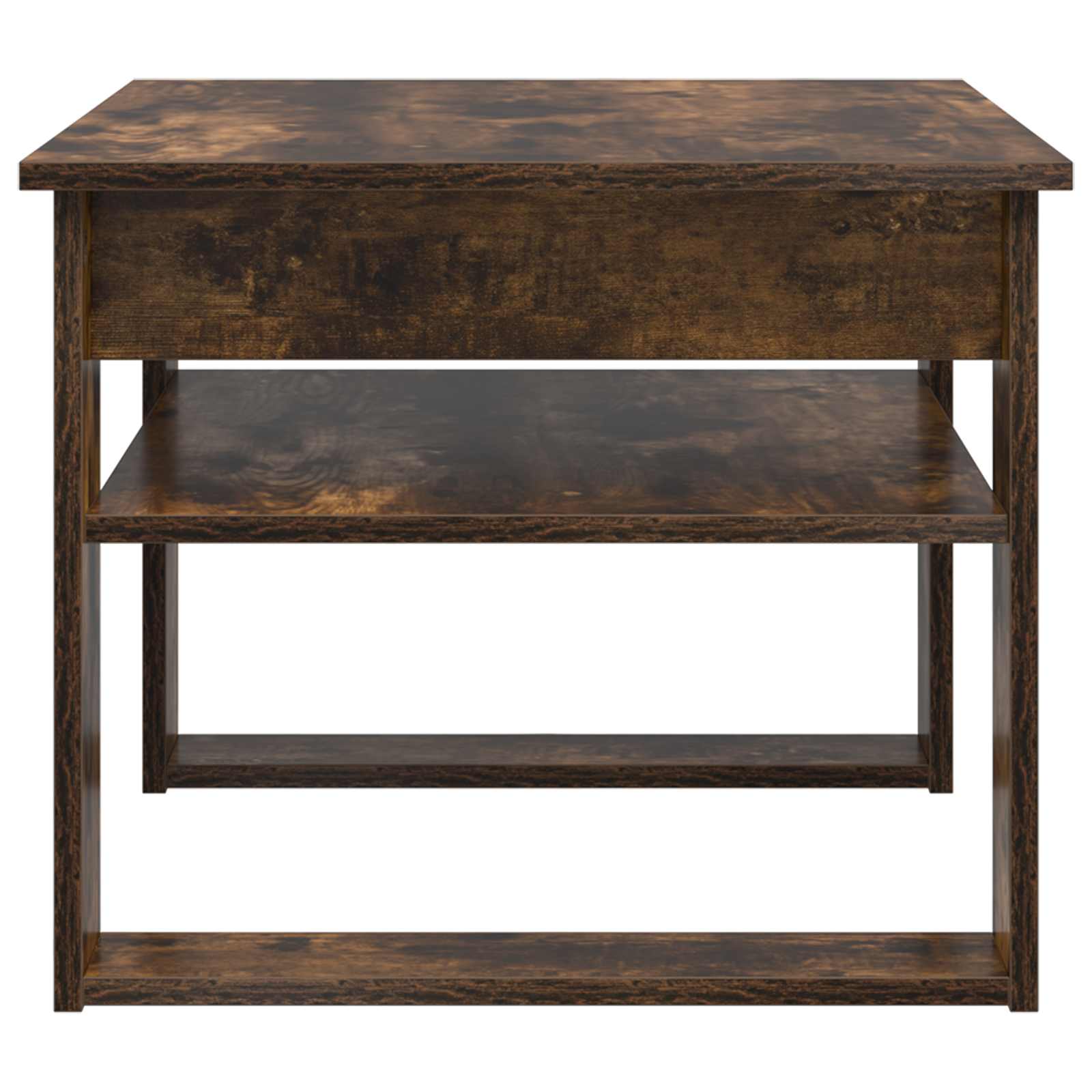 Salontafel Gerookt eiken 64 x 54 x 44 cm Bewerkt hout is nu te koop bij PeponiXL, paradijselijk wonen!