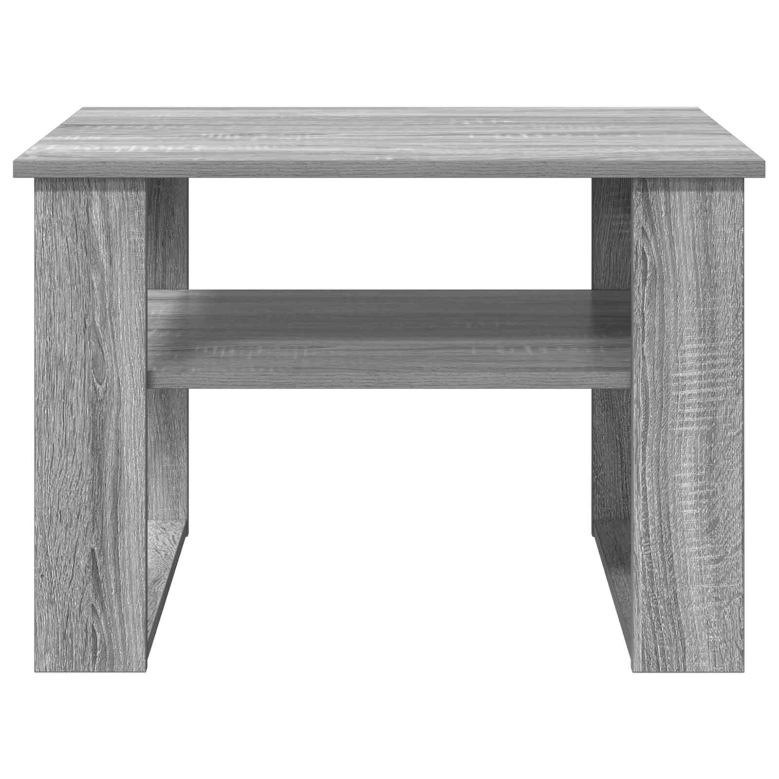 Salontafel met opslag Grijs Sonoma 64 x 54 x 44 cm Bewerkt hout is nu te koop bij PeponiXL, paradijselijk wonen!