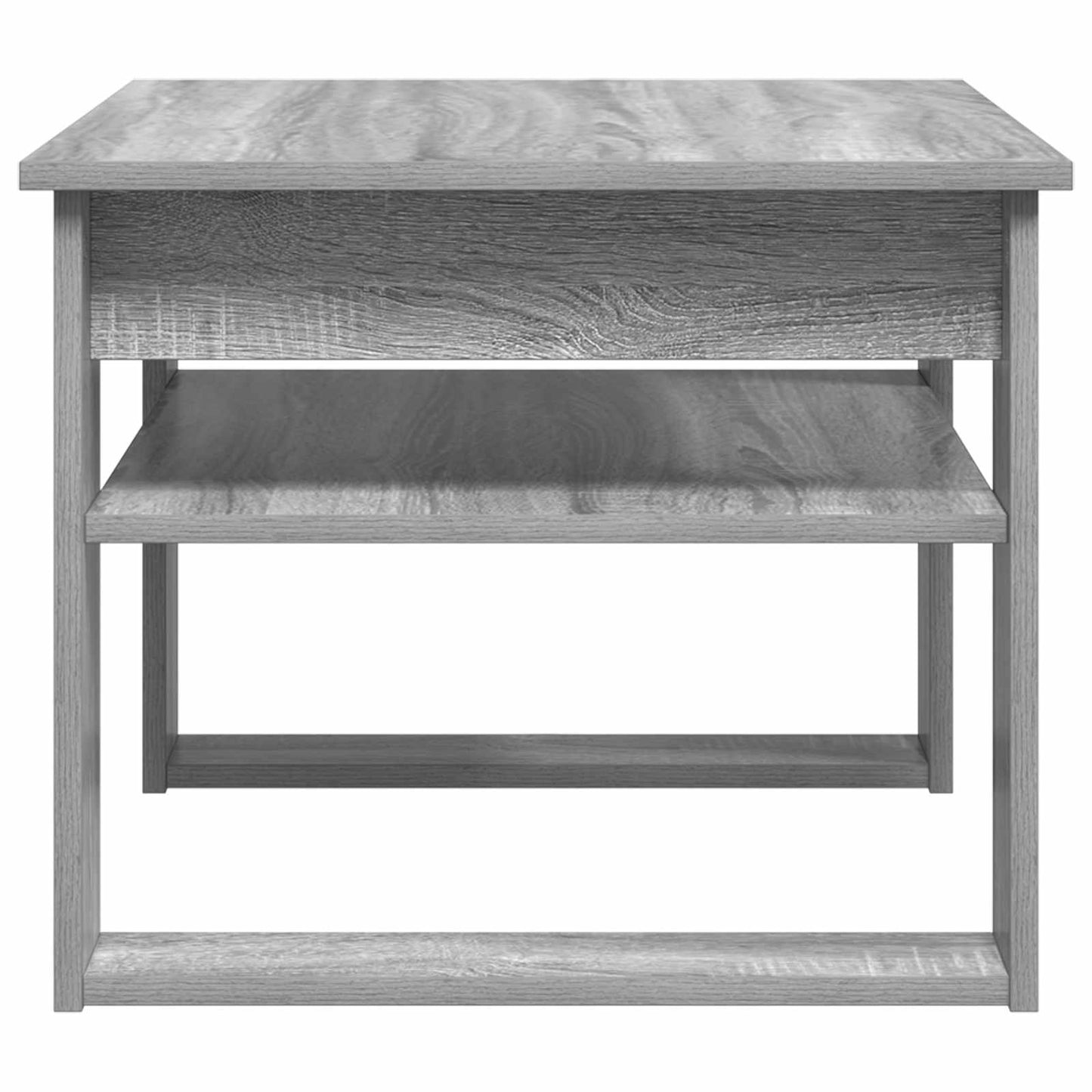 Salontafel met opslag Grijs Sonoma 64 x 54 x 44 cm Bewerkt hout is nu te koop bij PeponiXL, paradijselijk wonen!