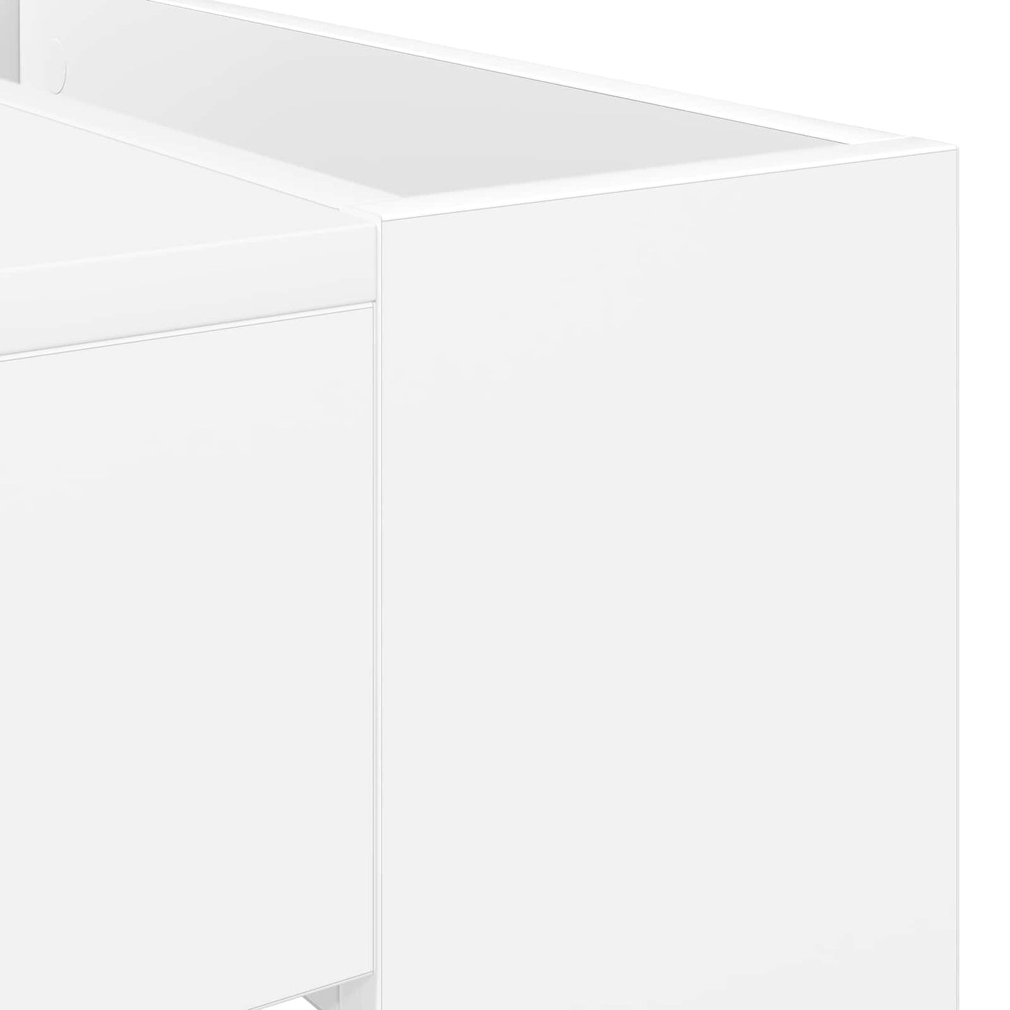 Salontafel Wit 110 x 50 x 41 cm Bewerkt hout is nu te koop bij PeponiXL, paradijselijk wonen!
