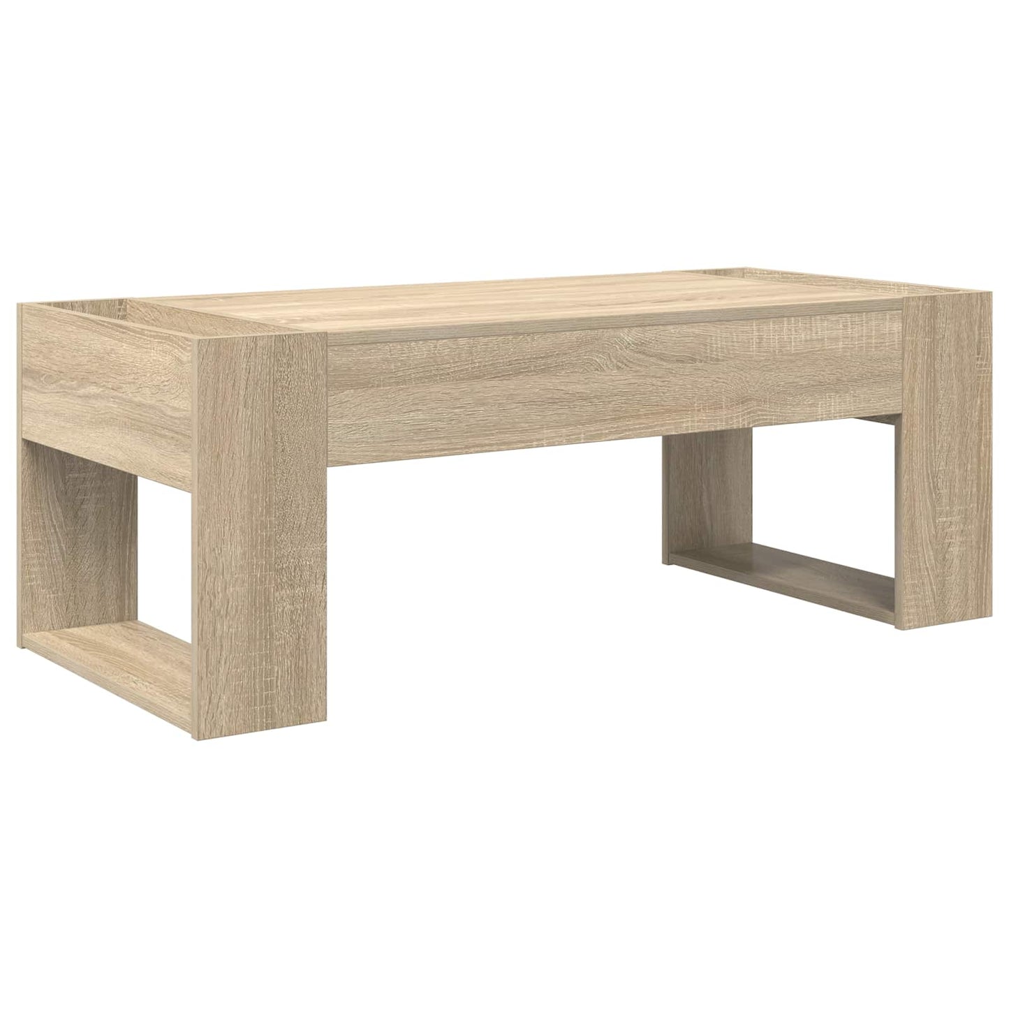 Salontafel Sonoma Eiken 110 x 50 x 41 cm Bewerkt hout is nu te koop bij PeponiXL, paradijselijk wonen!