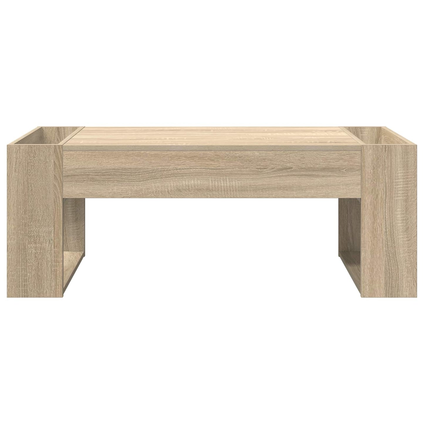 Salontafel Sonoma Eiken 110 x 50 x 41 cm Bewerkt hout is nu te koop bij PeponiXL, paradijselijk wonen!
