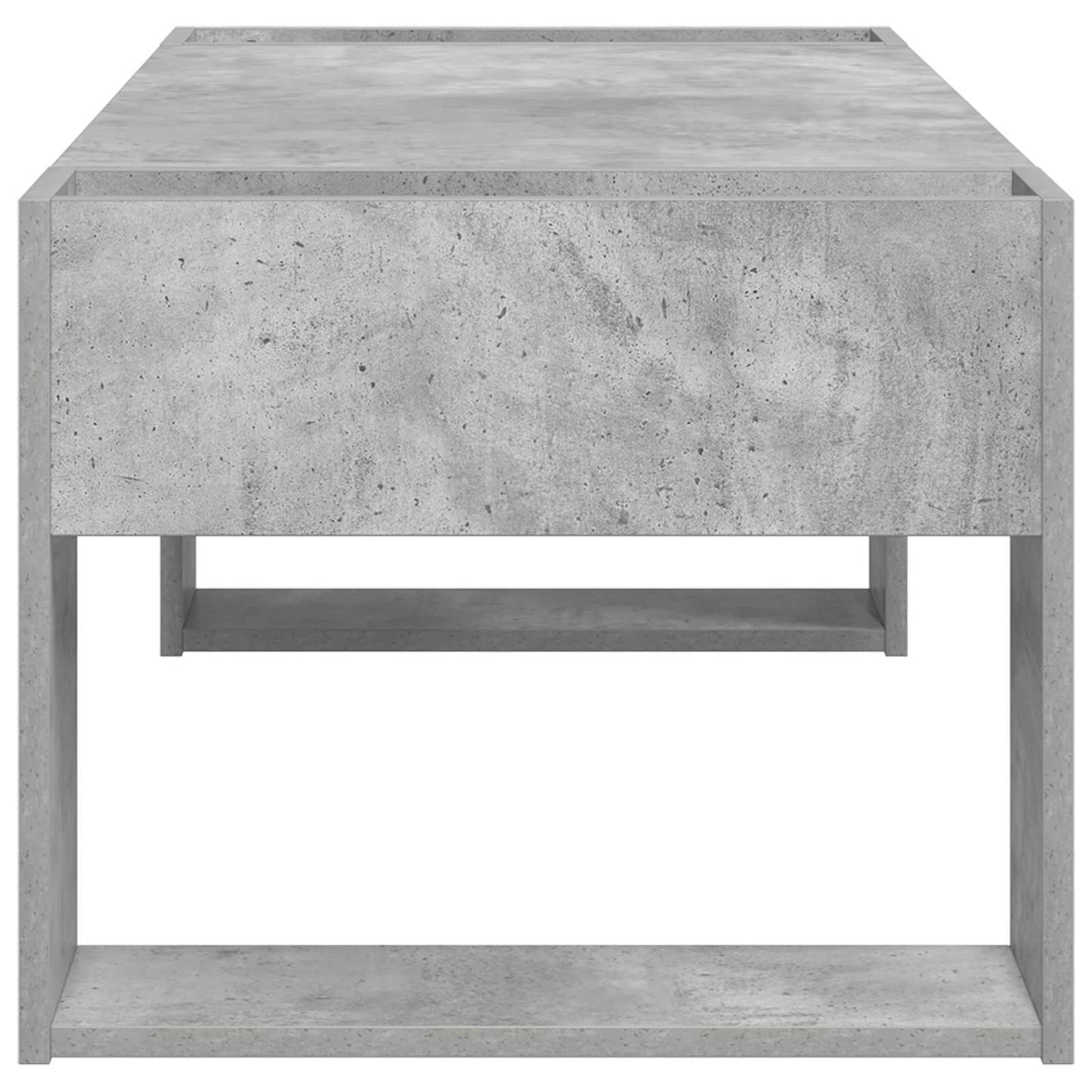 Salontafel Beton Grijs 110 x 50 x 41 cm Bewerkt hout is nu te koop bij PeponiXL, paradijselijk wonen!