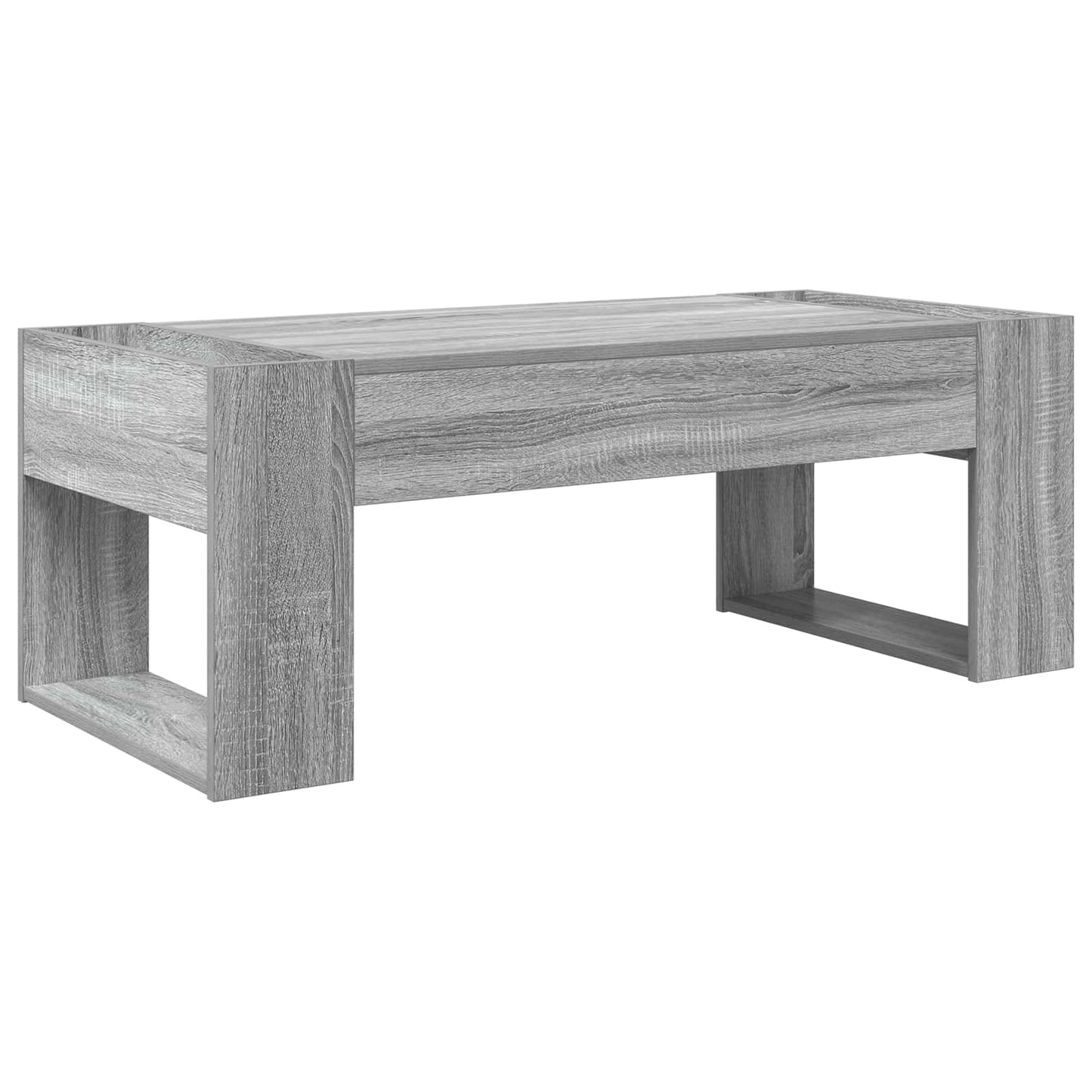 Salontafel Grijs Sonoma 110 x 50 x 41 cm Bewerkt hout is nu te koop bij PeponiXL, paradijselijk wonen!