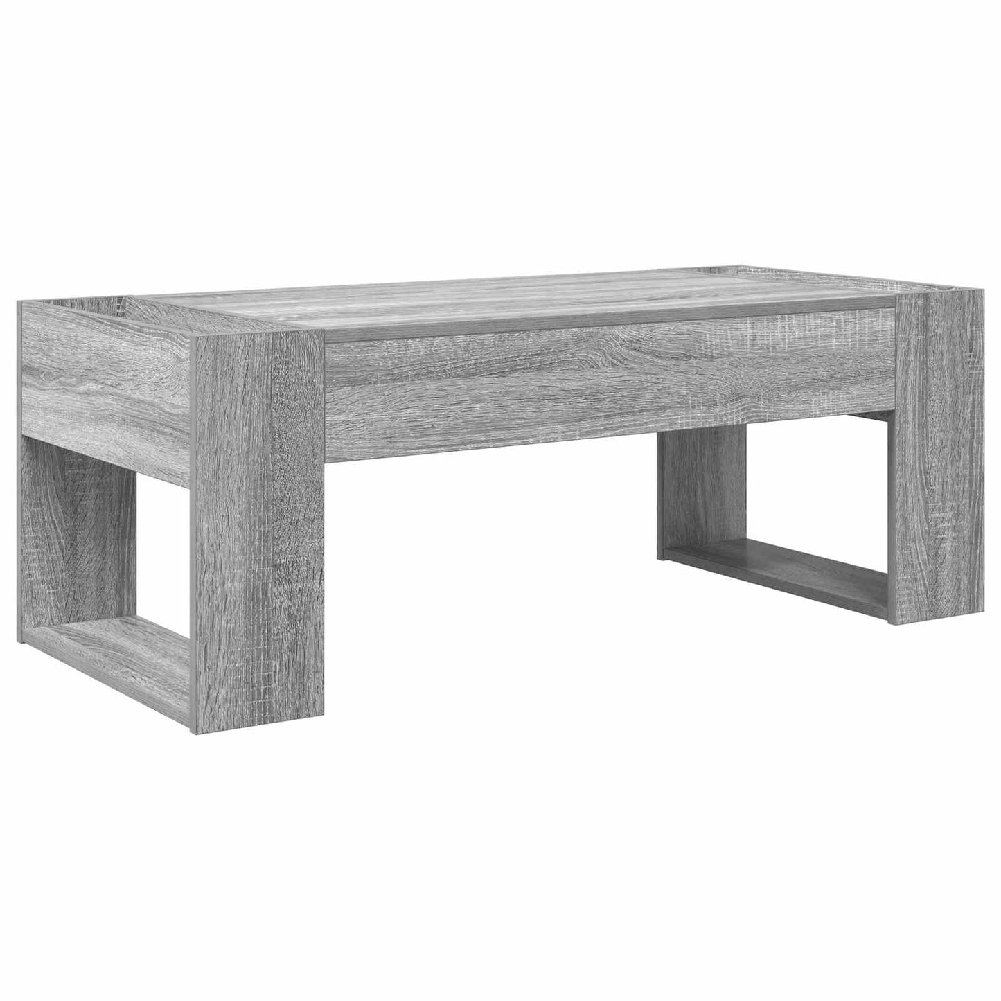 Salontafel Grijs Sonoma 110 x 50 x 41 cm Bewerkt hout is nu te koop bij PeponiXL, paradijselijk wonen!