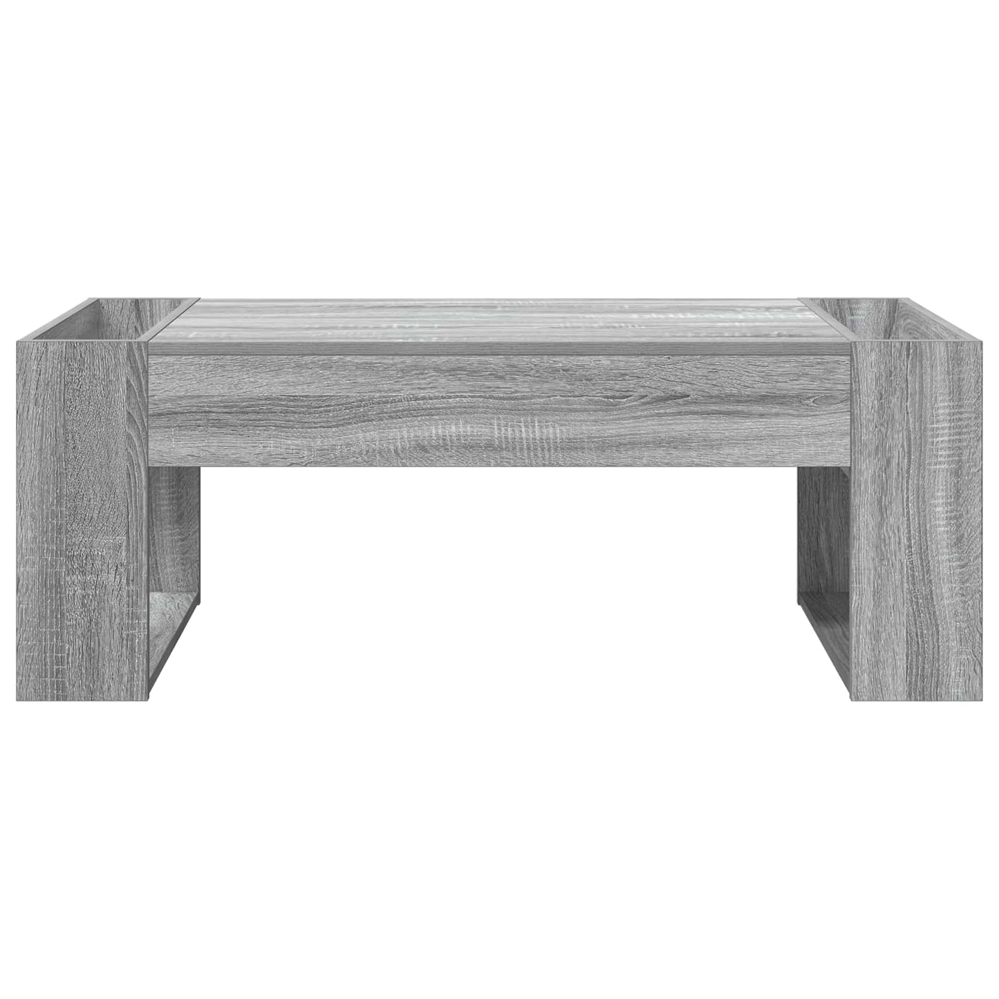 Salontafel Grijs Sonoma 110 x 50 x 41 cm Bewerkt hout is nu te koop bij PeponiXL, paradijselijk wonen!