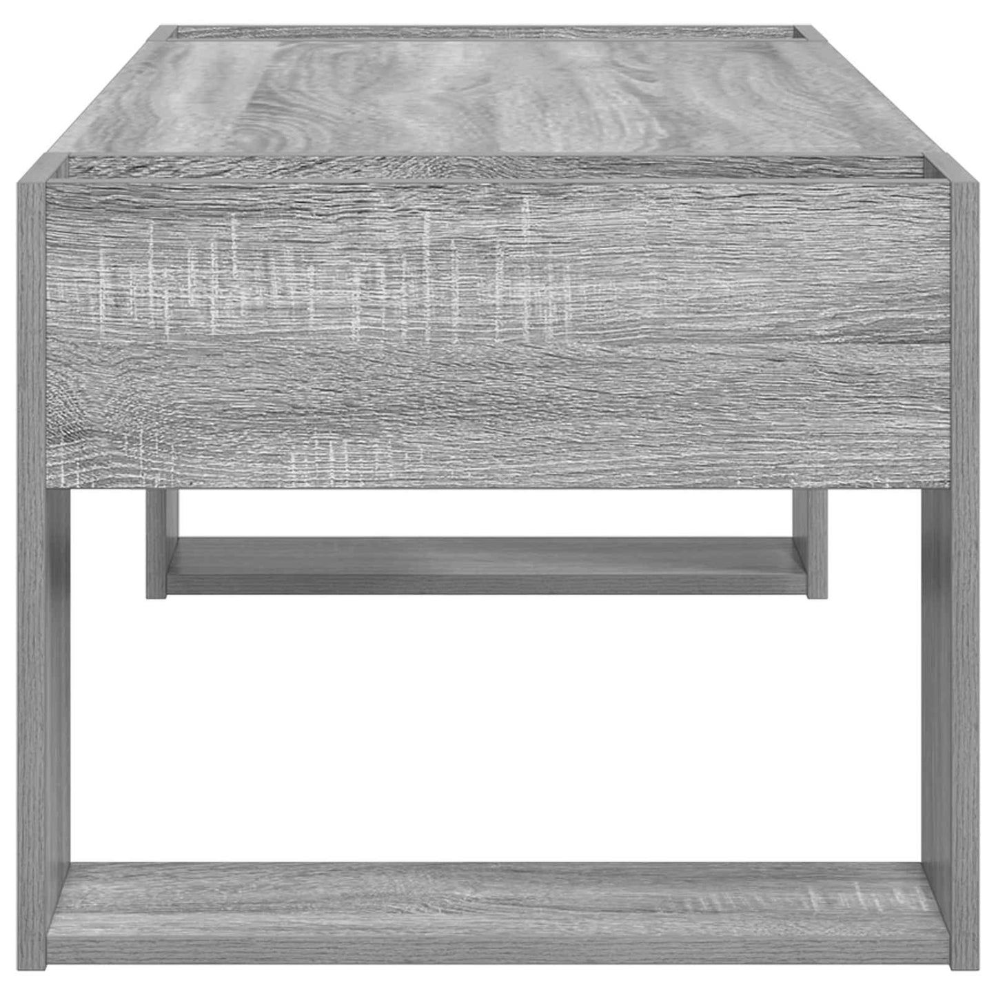 Salontafel Grijs Sonoma 110 x 50 x 41 cm Bewerkt hout is nu te koop bij PeponiXL, paradijselijk wonen!