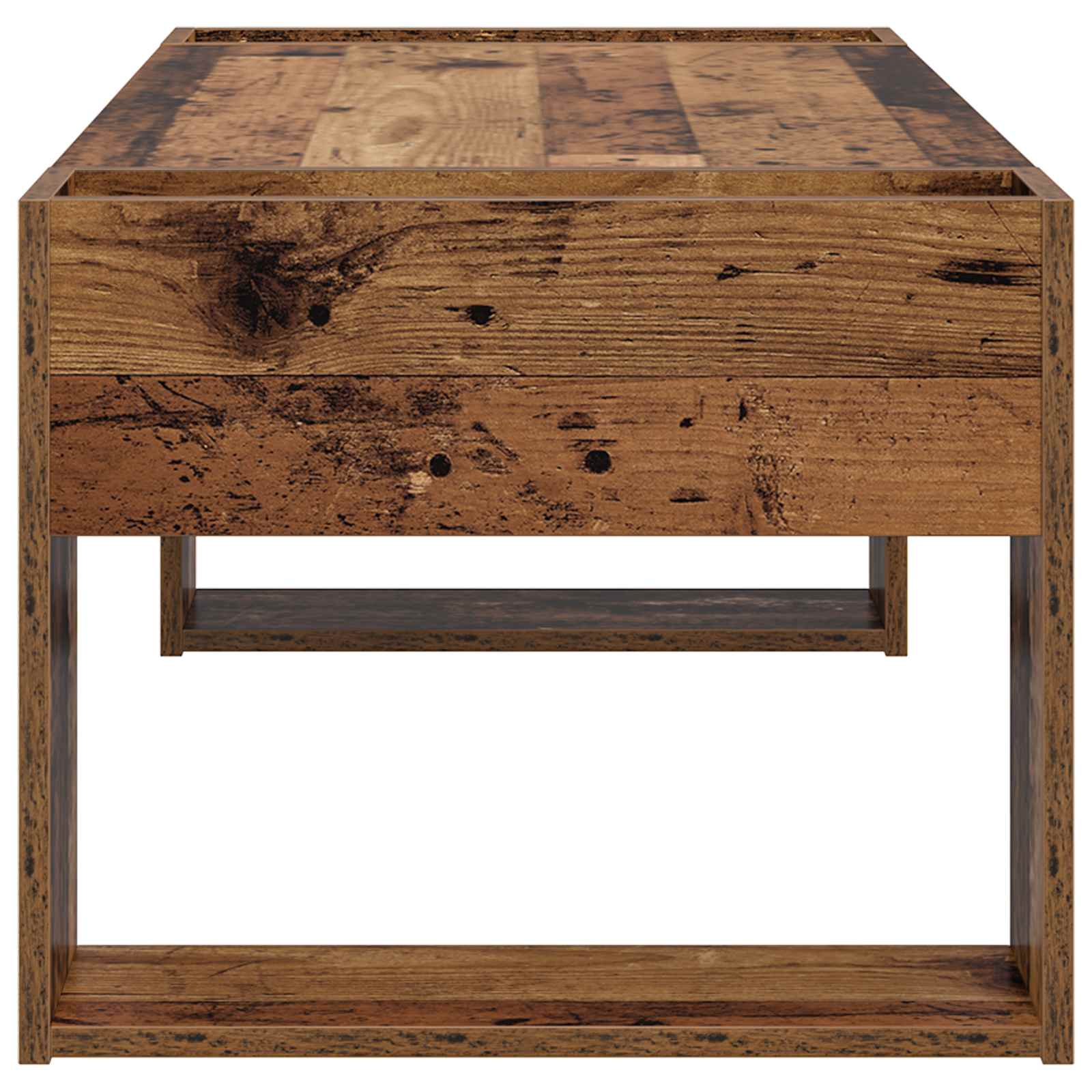 Salontafel Oudhout 110 x 50 x 41 cm Bewerkt hout is nu te koop bij PeponiXL, paradijselijk wonen!