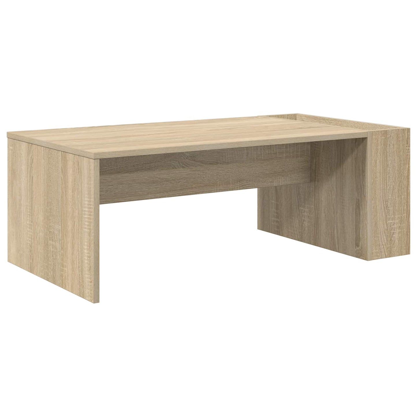 Salontafel Sonoma Eiken 95 x 50 x 34 cm Bewerkt hout is nu te koop bij PeponiXL, paradijselijk wonen!