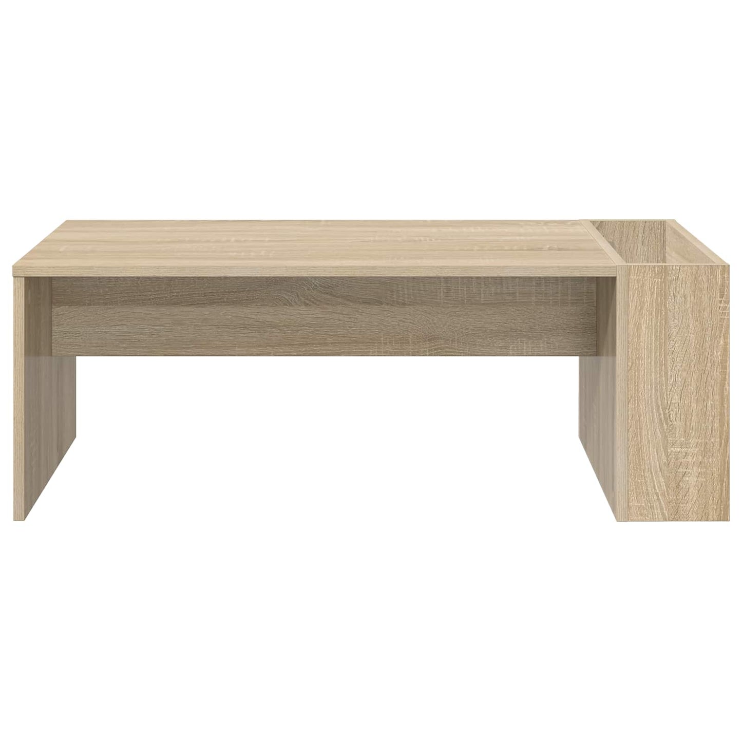 Salontafel Sonoma Eiken 95 x 50 x 34 cm Bewerkt hout is nu te koop bij PeponiXL, paradijselijk wonen!