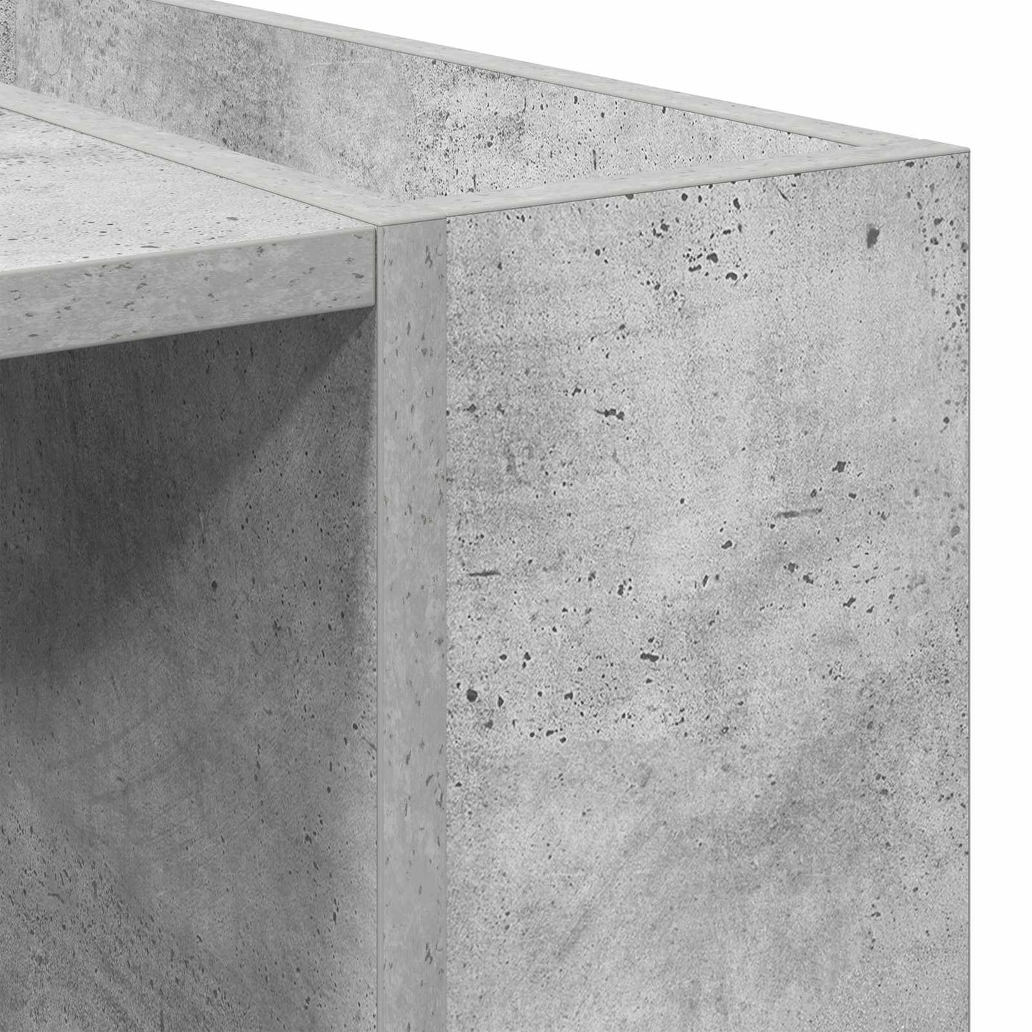 Salontafel Beton Grijs 95 x 50 x 34 cm Bewerkt hout is nu te koop bij PeponiXL, paradijselijk wonen!