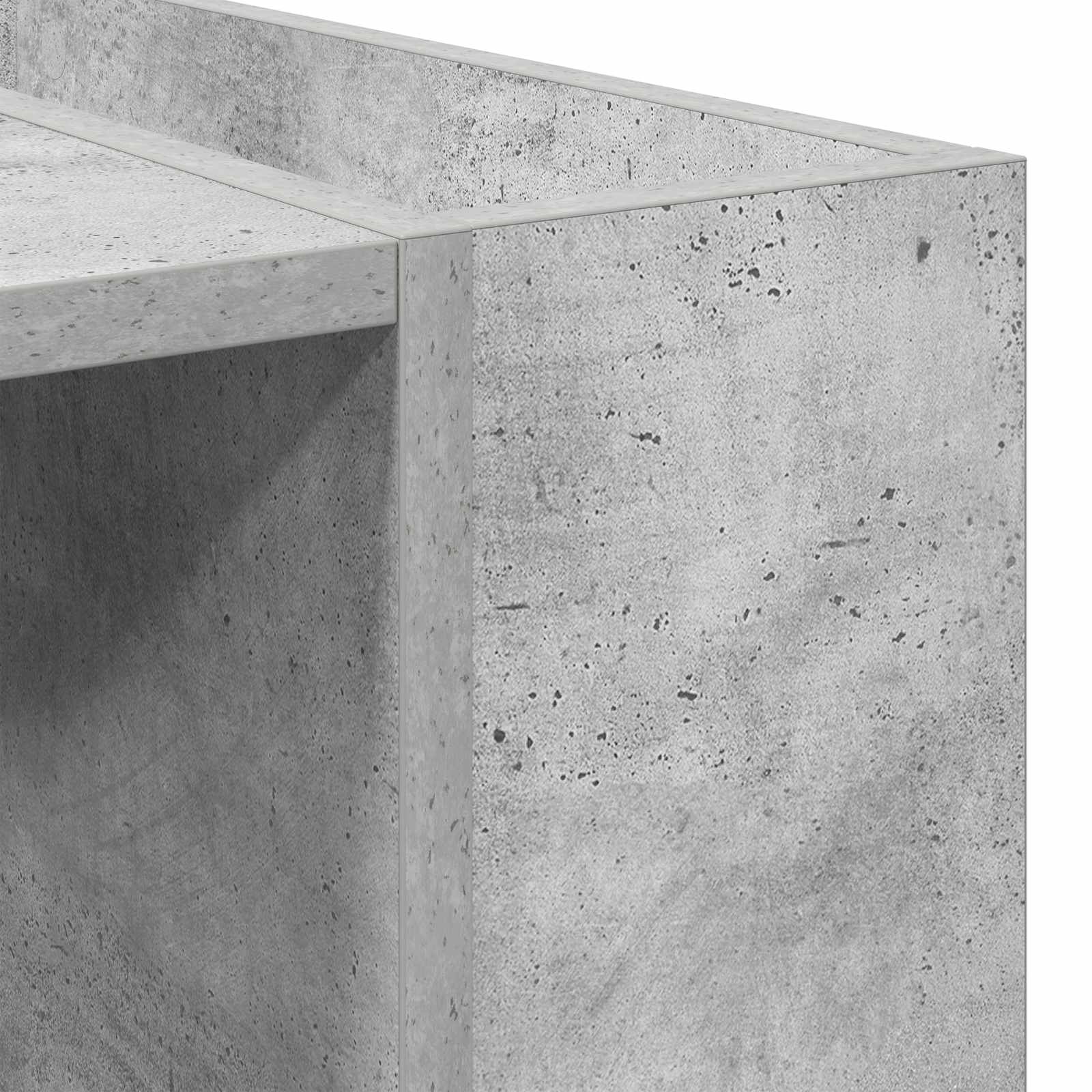 Salontafel Beton Grijs 95 x 50 x 34 cm Bewerkt hout is nu te koop bij PeponiXL, paradijselijk wonen!