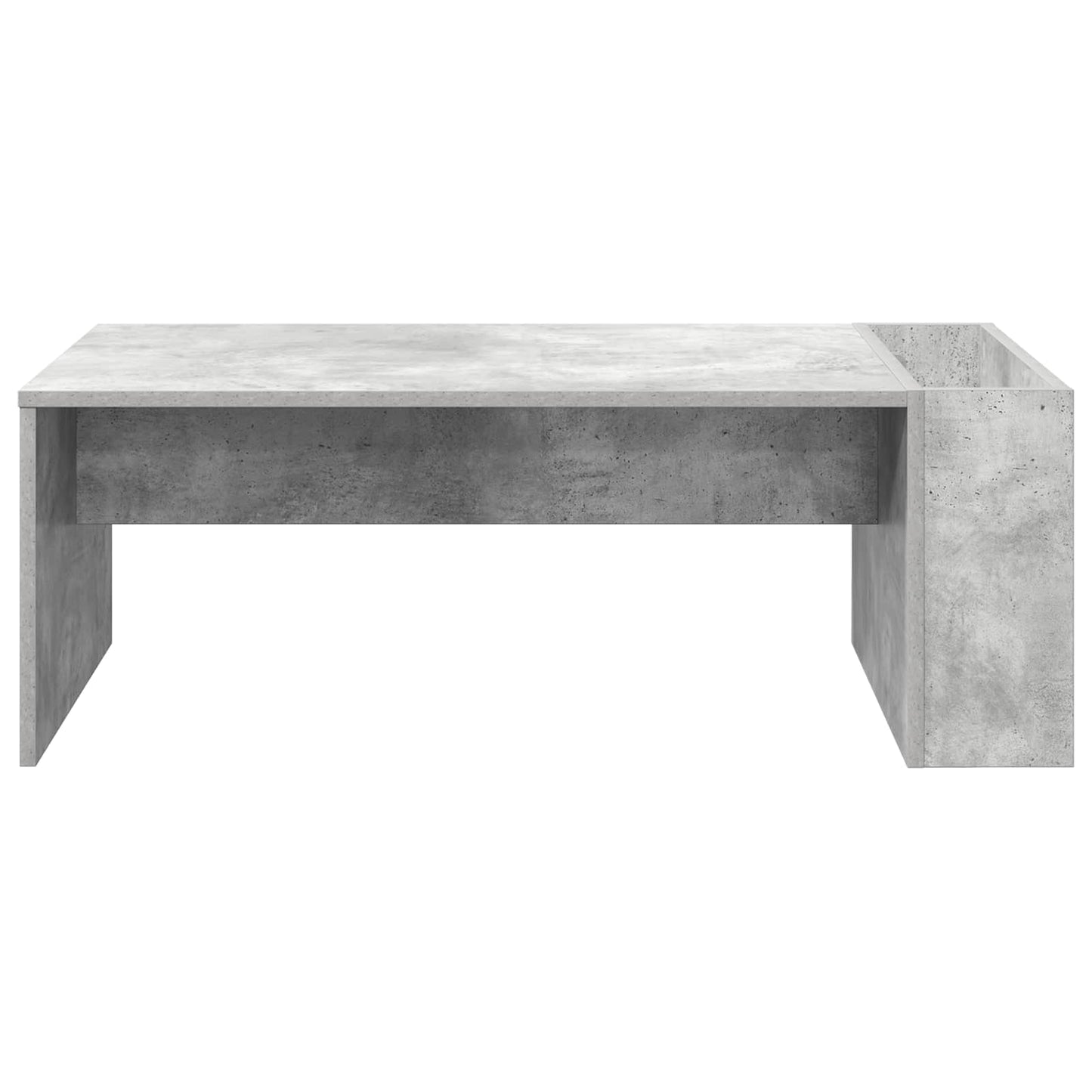 Salontafel Beton Grijs 95 x 50 x 34 cm Bewerkt hout is nu te koop bij PeponiXL, paradijselijk wonen!